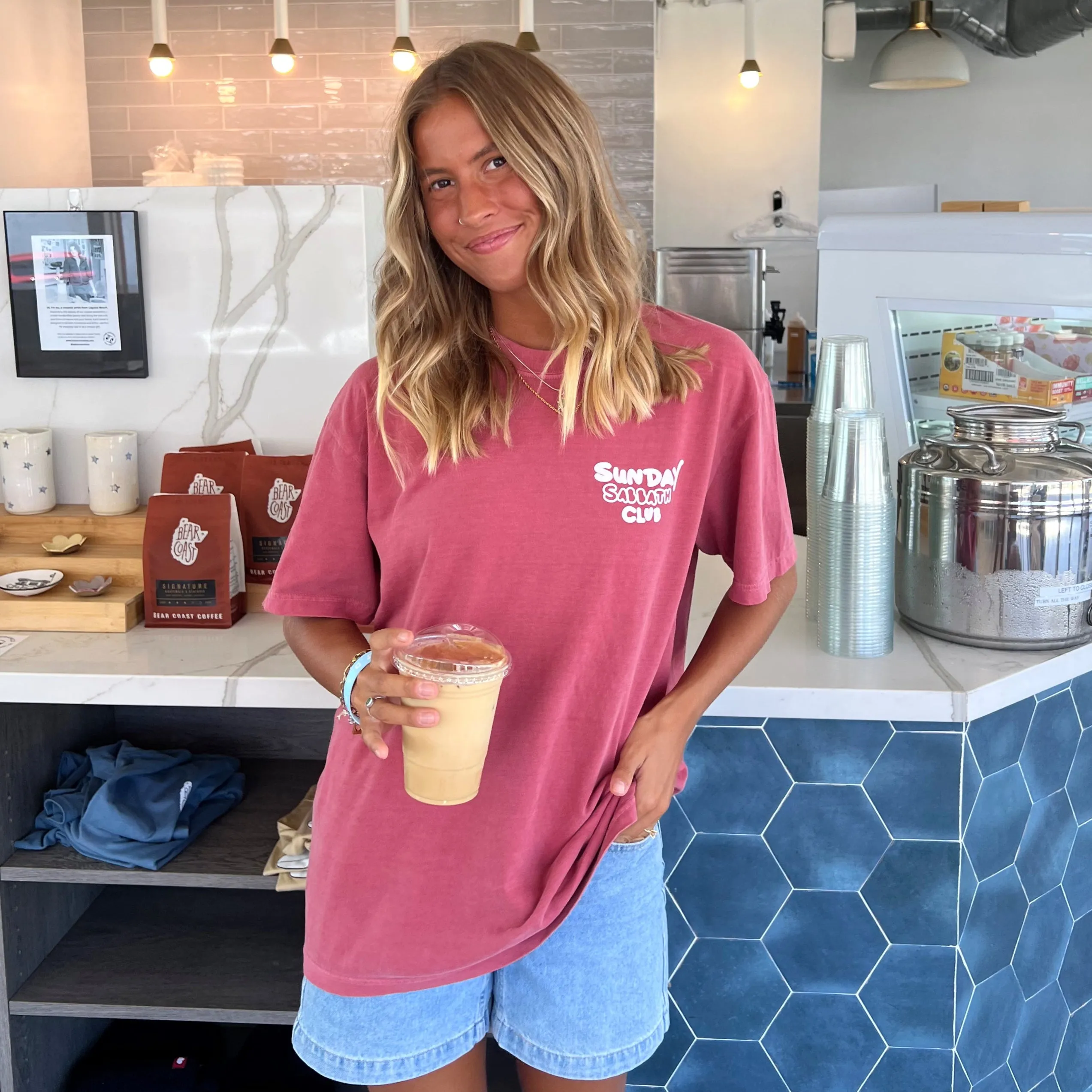 NEW! "SUNDAY SABBATH CLUB" PREMIUM COMFORT COLOR TEE sold by He Would Love First product image thumbnail 4