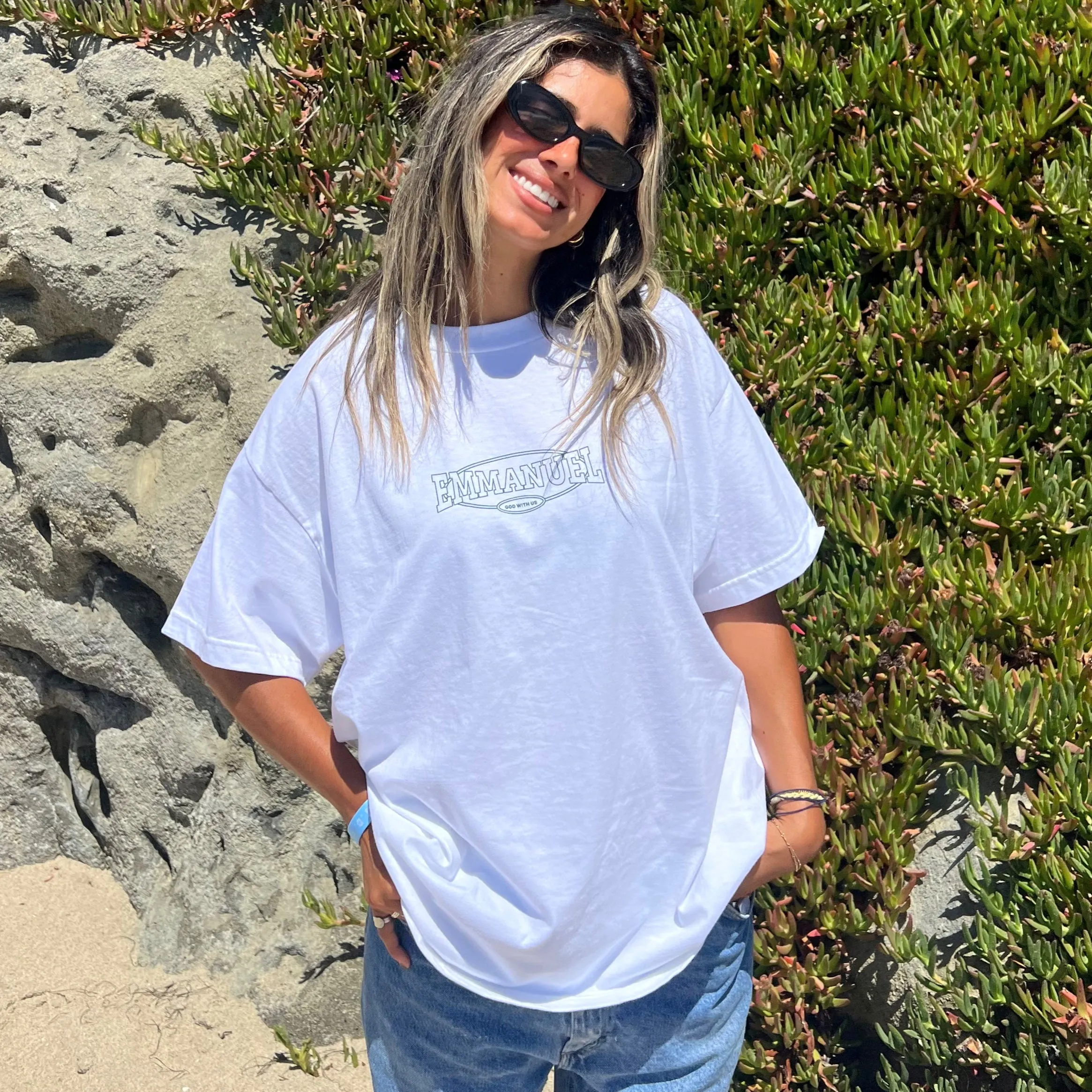 NEW! | "EMMANUEL" TEE | WHITE sold by He Would Love First product image thumbnail 3