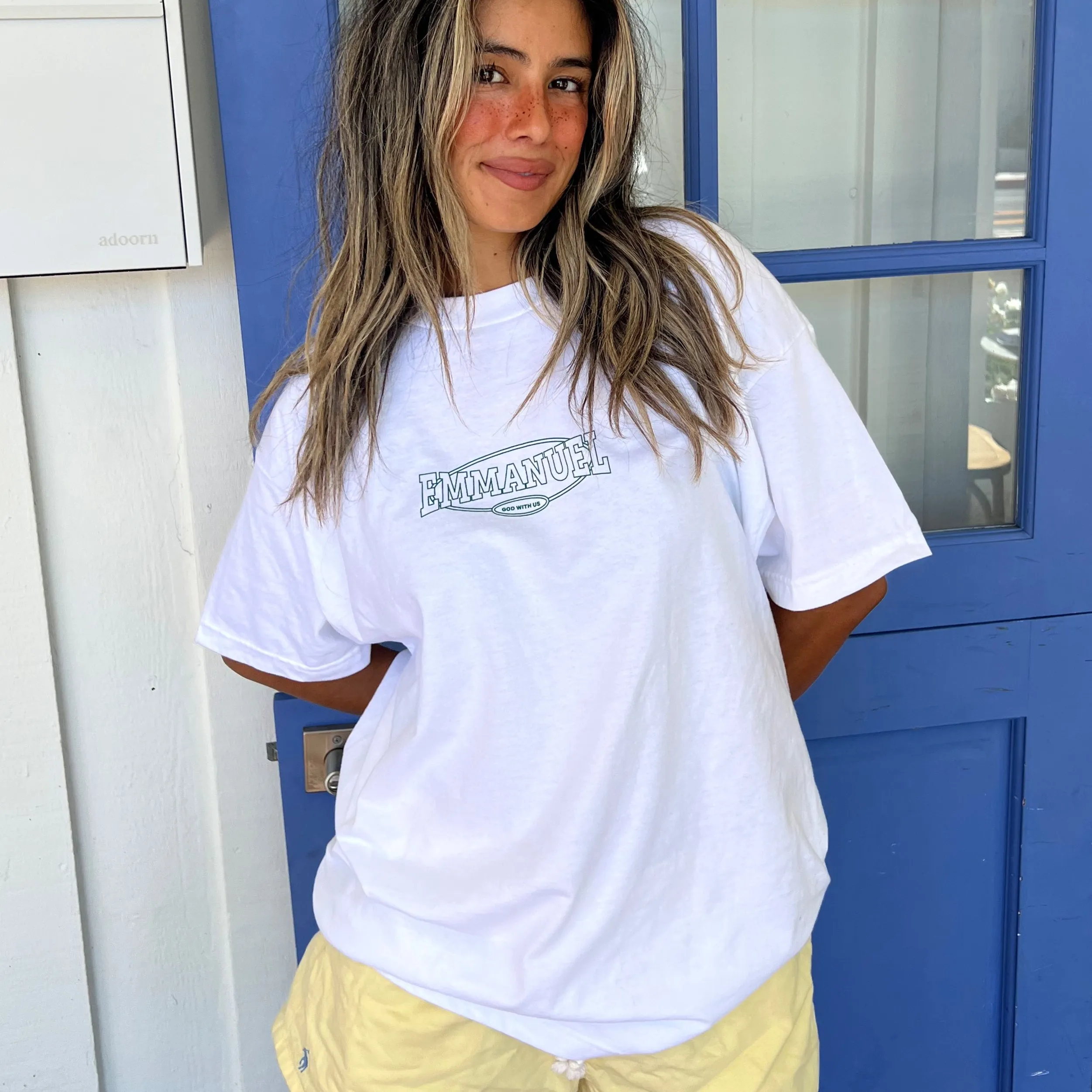 NEW! | "EMMANUEL" TEE | WHITE sold by He Would Love First product image thumbnail 5