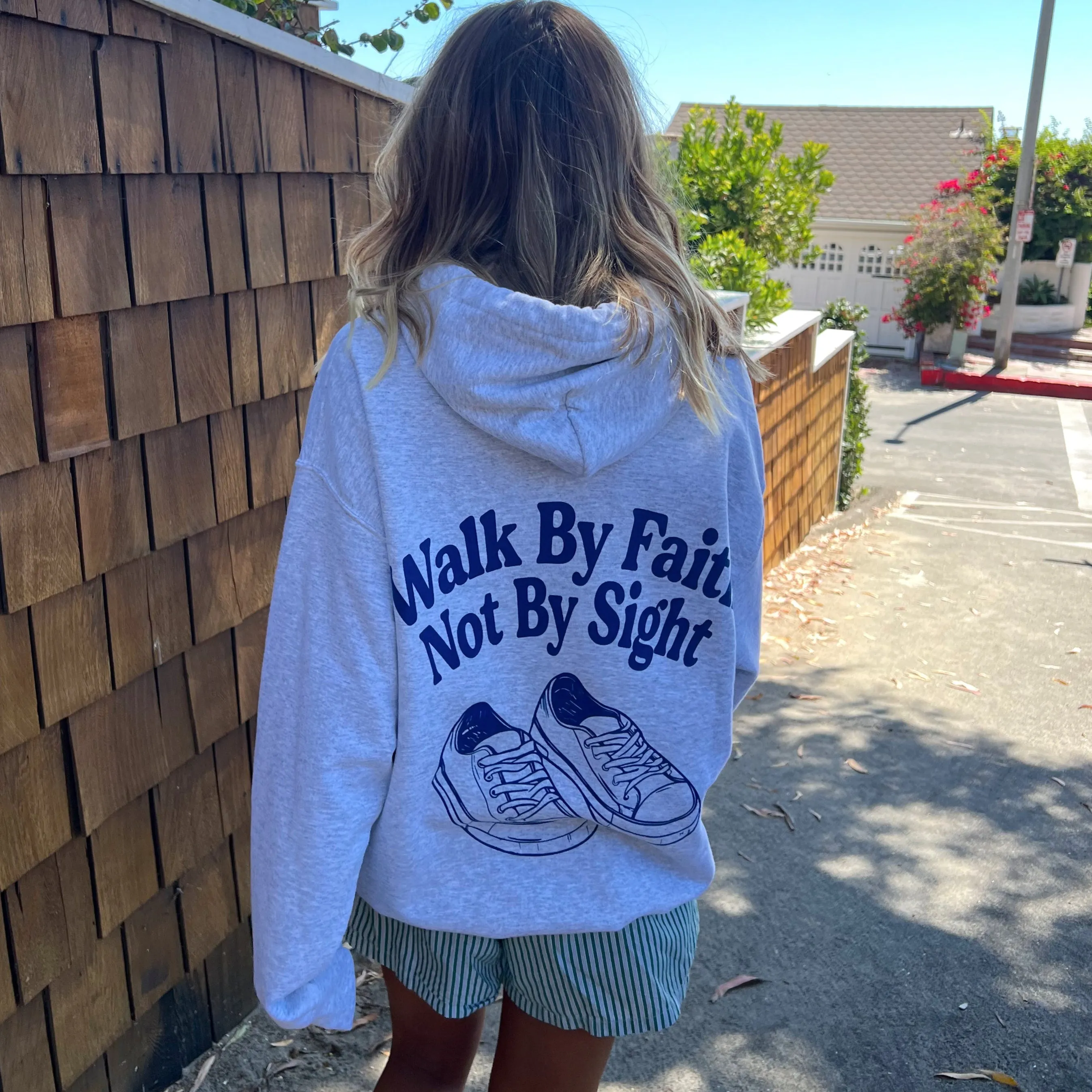 NEW! | "WALK BY FAITH" HOODIE | ASH sold by He Would Love First