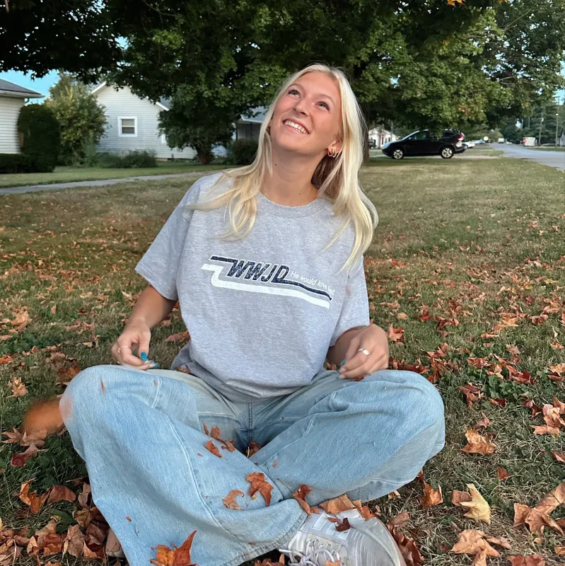 NEW! | WWJD VINTAGE "SKATER" TEE | HEATHER GRAY sold by He Would Love First