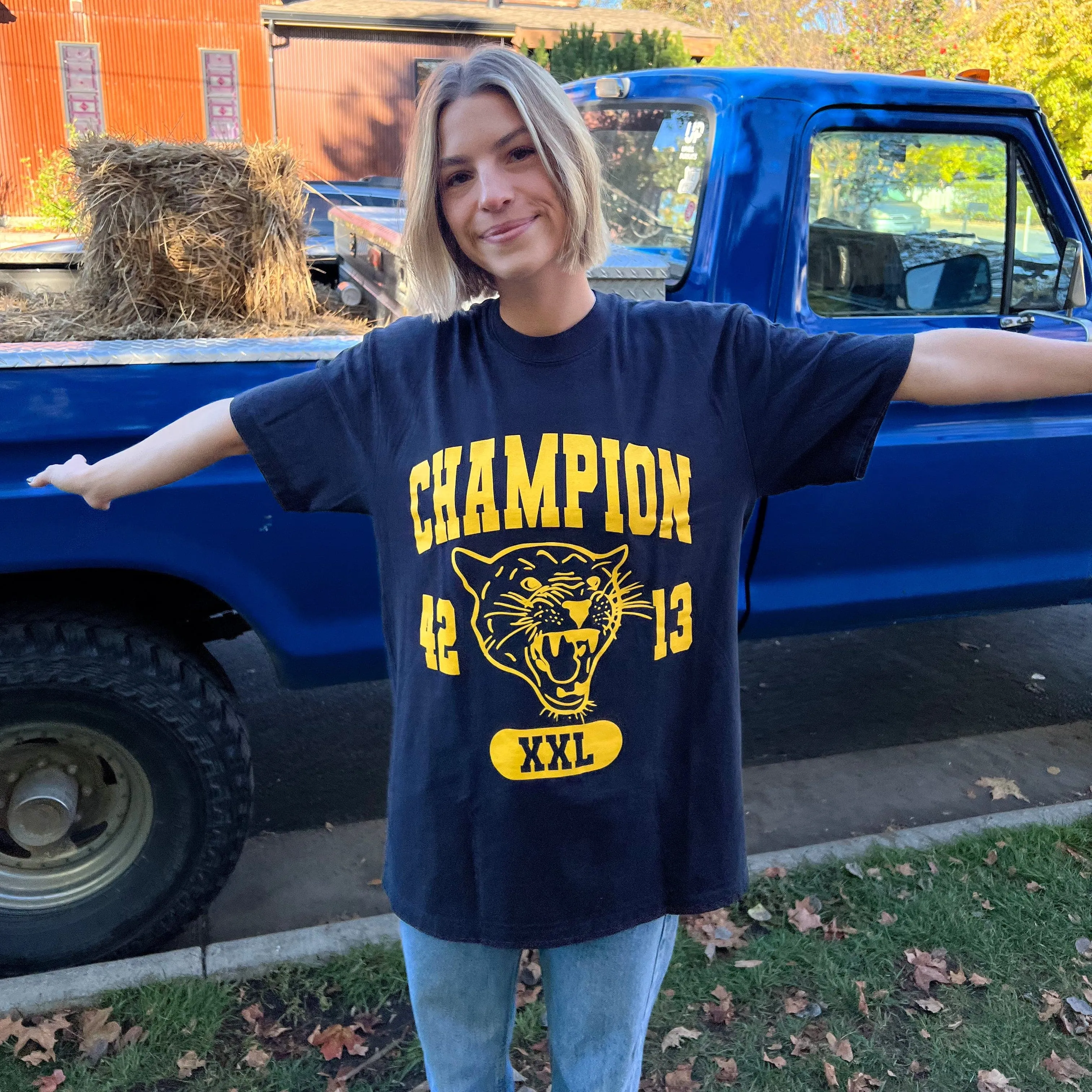 CHAMPION PREMIUM COMFORT COLOR TEE sold by He Would Love First product image thumbnail 3