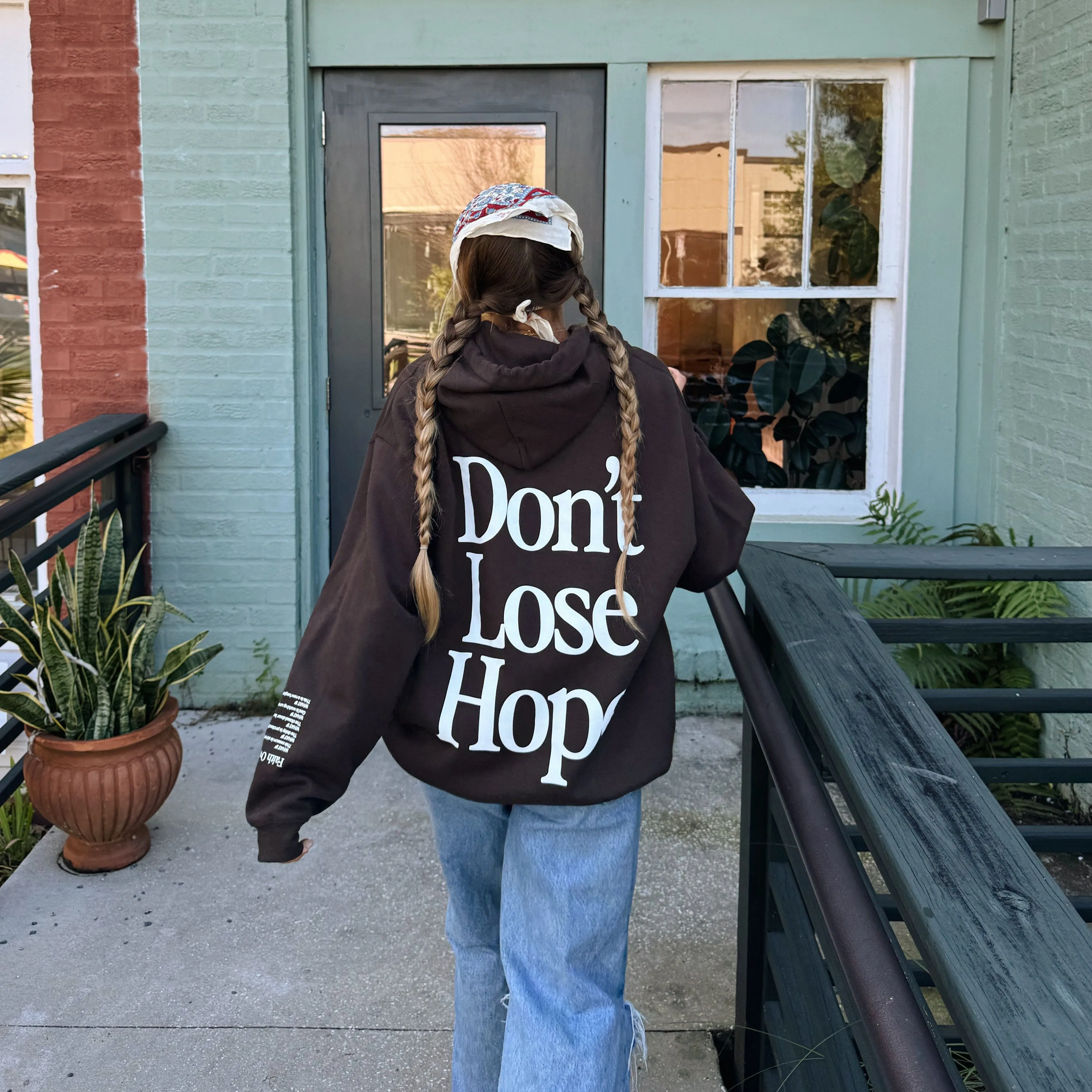 NEW! "DON'T LOSE HOPE" HOODIE | BROWN sold by He Would Love First