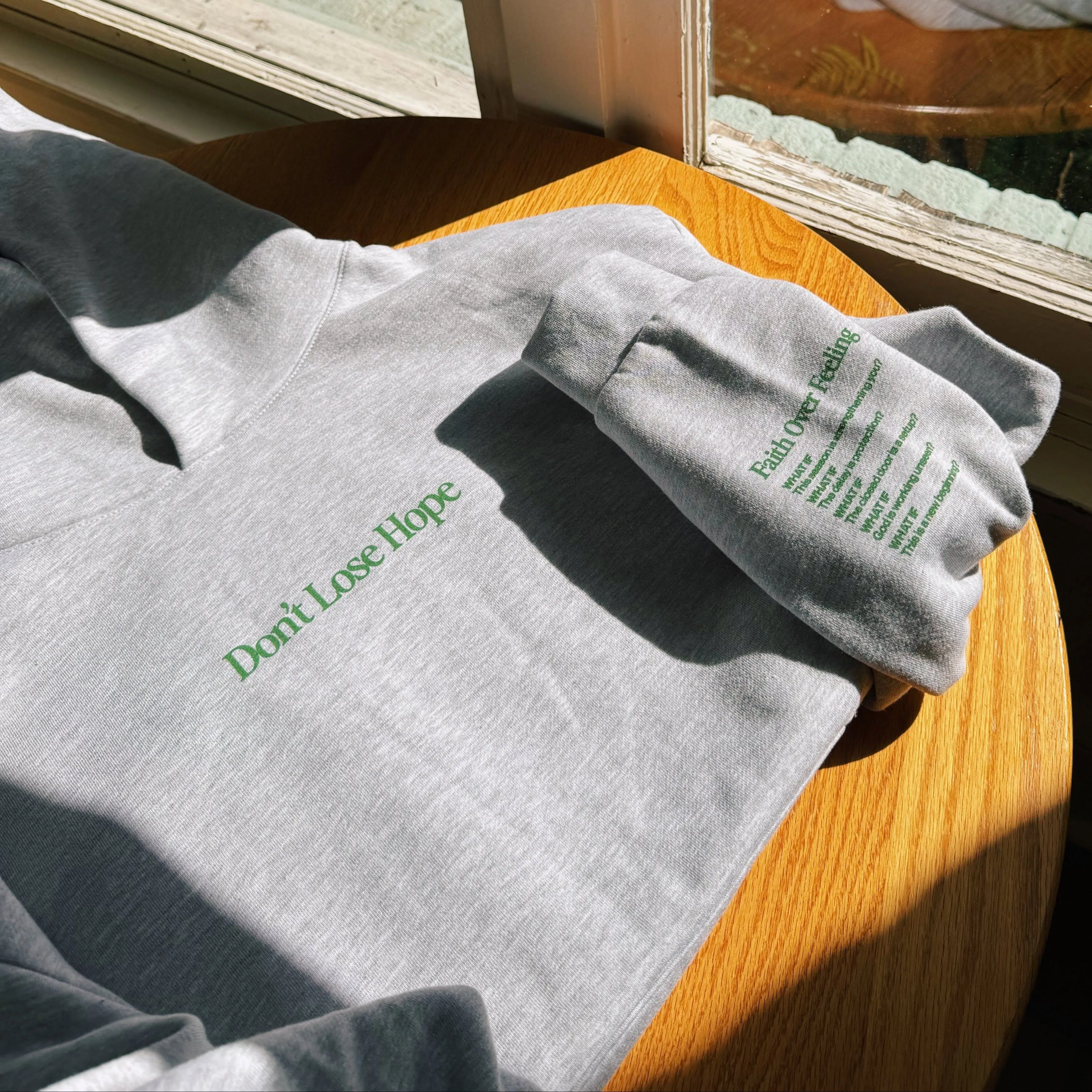 PREMIUM | "DON'T LOSE HOPE" HEAVY WEIGHT HOODIE sold by He Would Love First product image thumbnail 2