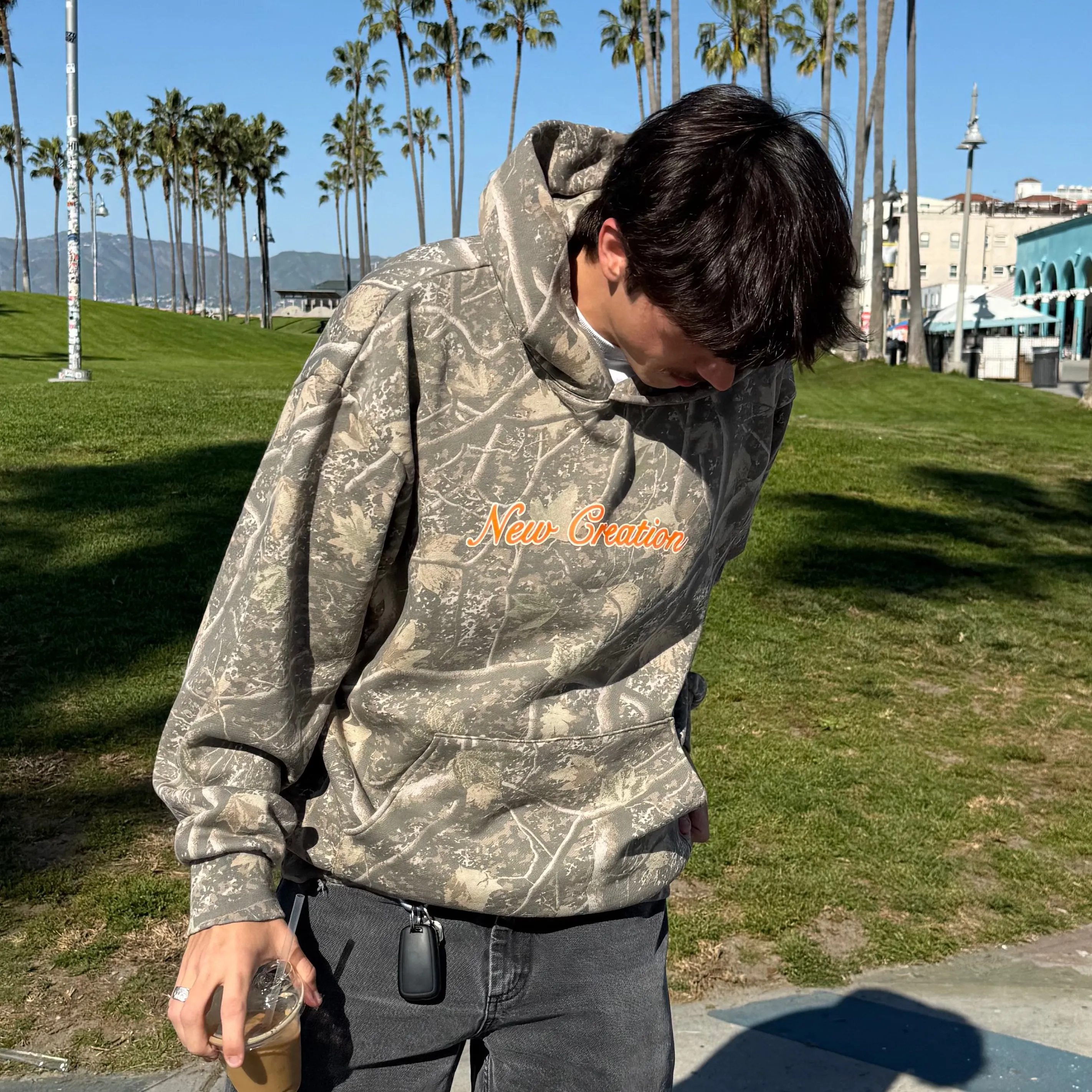 PREMIUM | "NEW CREATION" HEAVY WEIGHT CAMO HOODIE sold by He Would Love First product image thumbnail 4