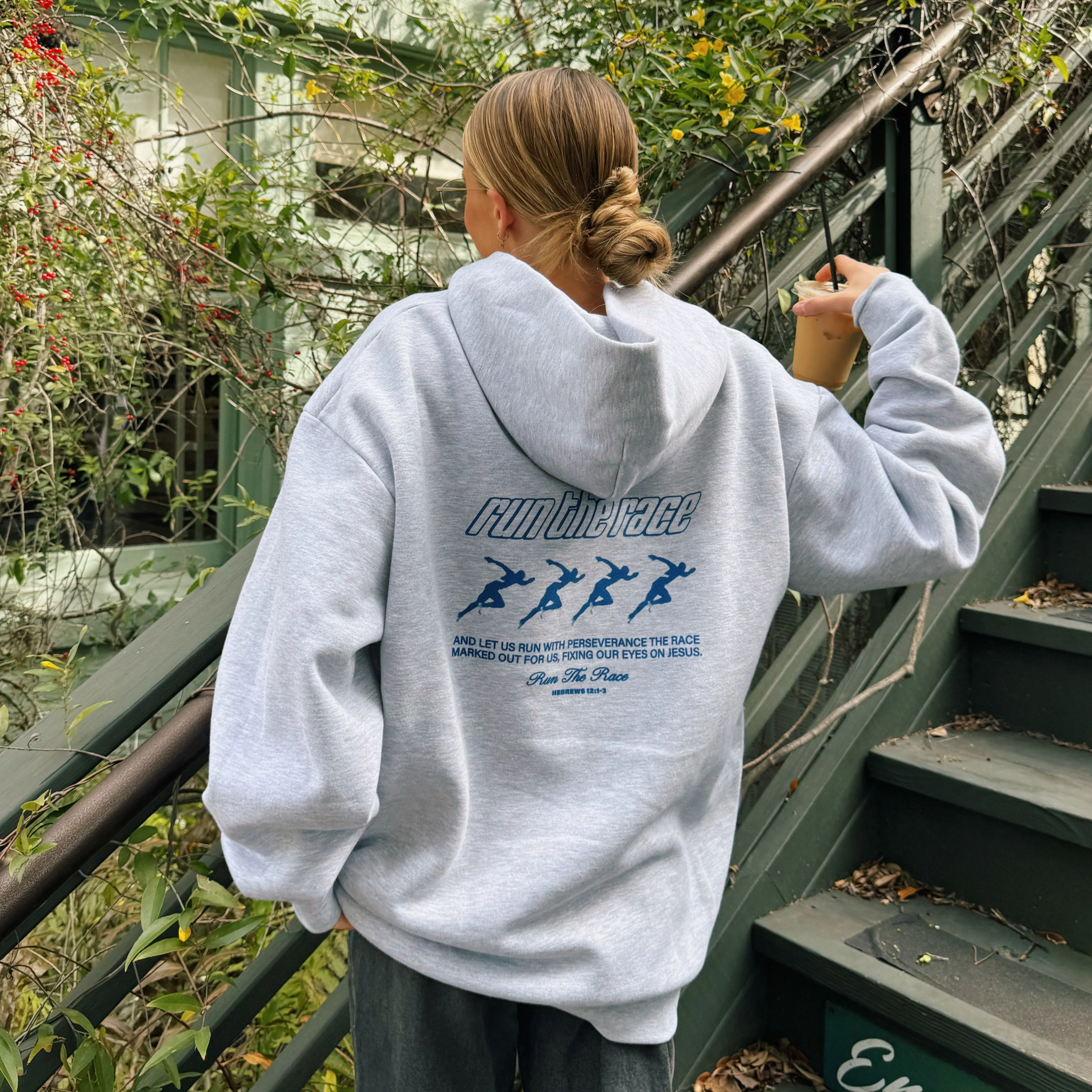 PREMIUM | "RUN THE RACE" HEAVY WEIGHT HOODIE sold by He Would Love First