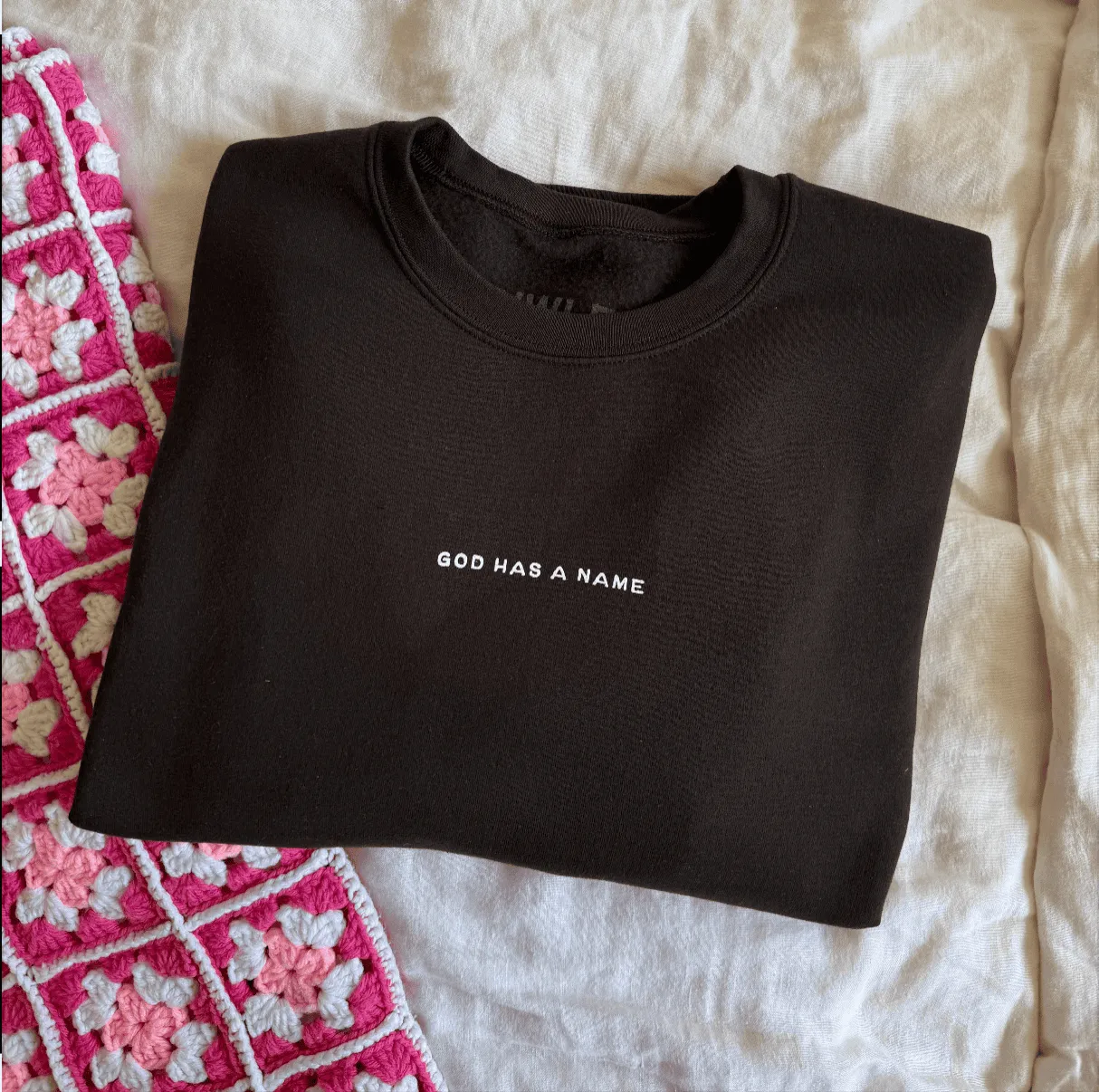 NEW! | "NAMES OF GOD" CREWNECK | CHOCOLATE sold by He Would Love First product image thumbnail 2