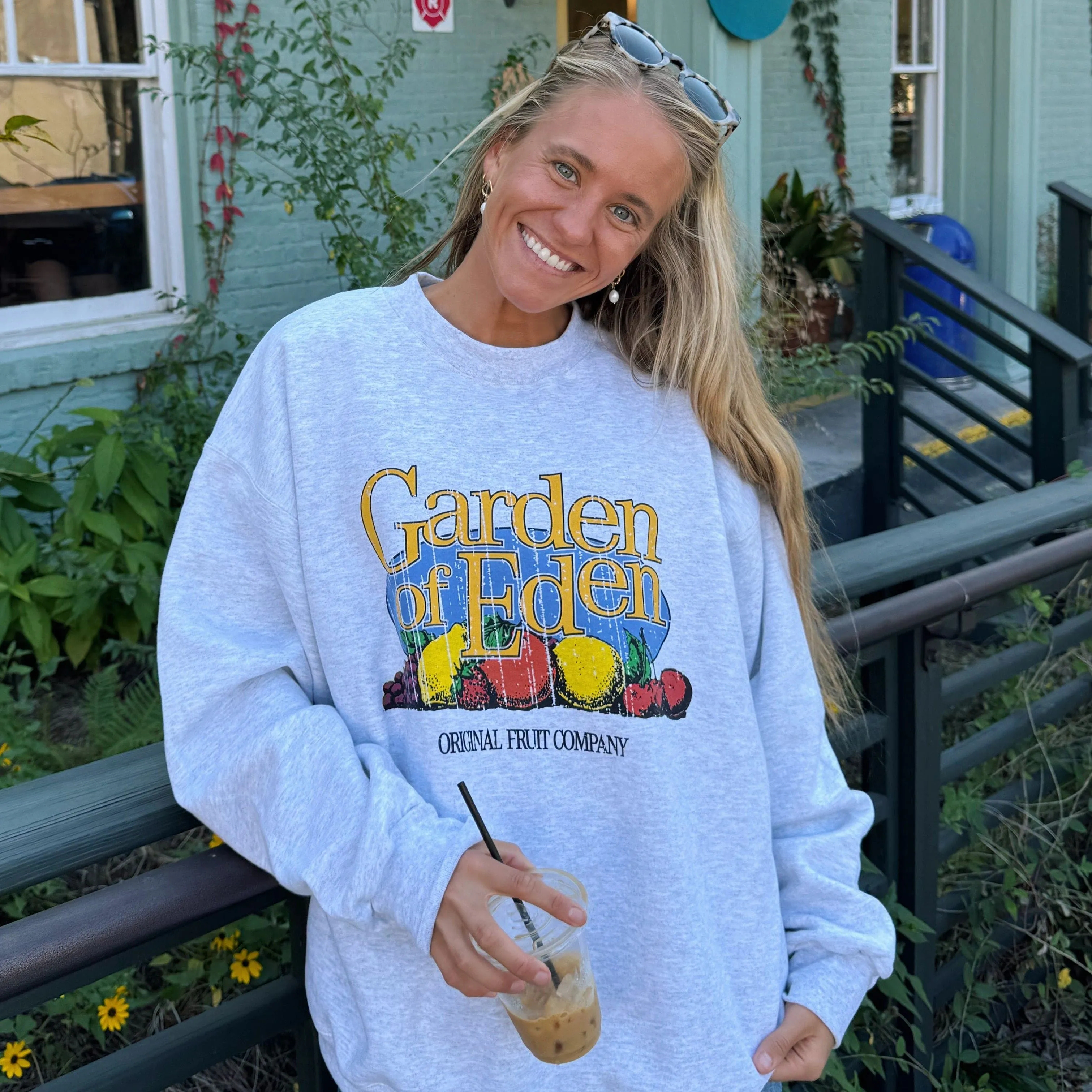 NEW! | "GARDEN OF EDEN" CREWNECK | ASH sold by He Would Love First product image thumbnail 2