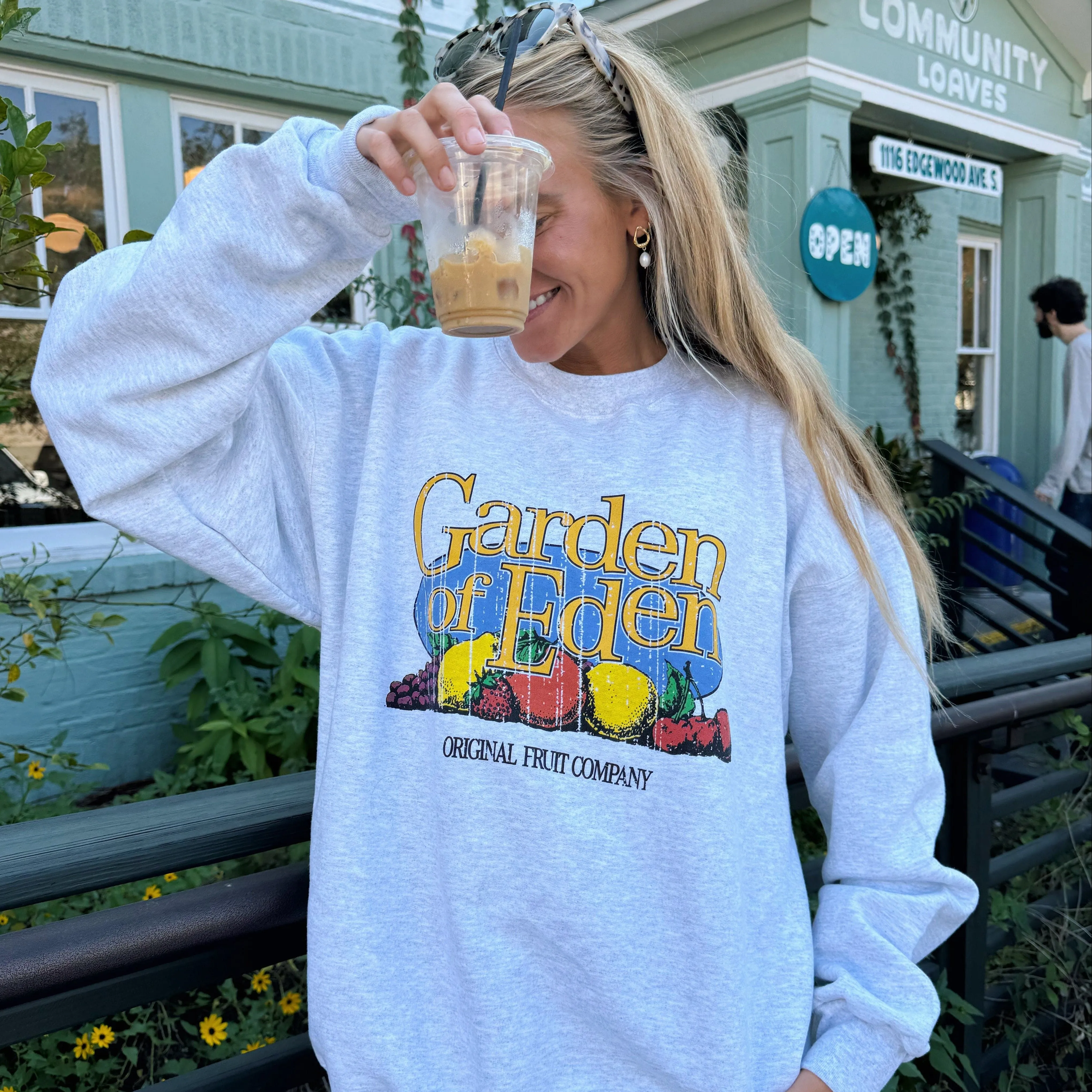 NEW! | "GARDEN OF EDEN" CREWNECK | ASH sold by He Would Love First product image thumbnail 4