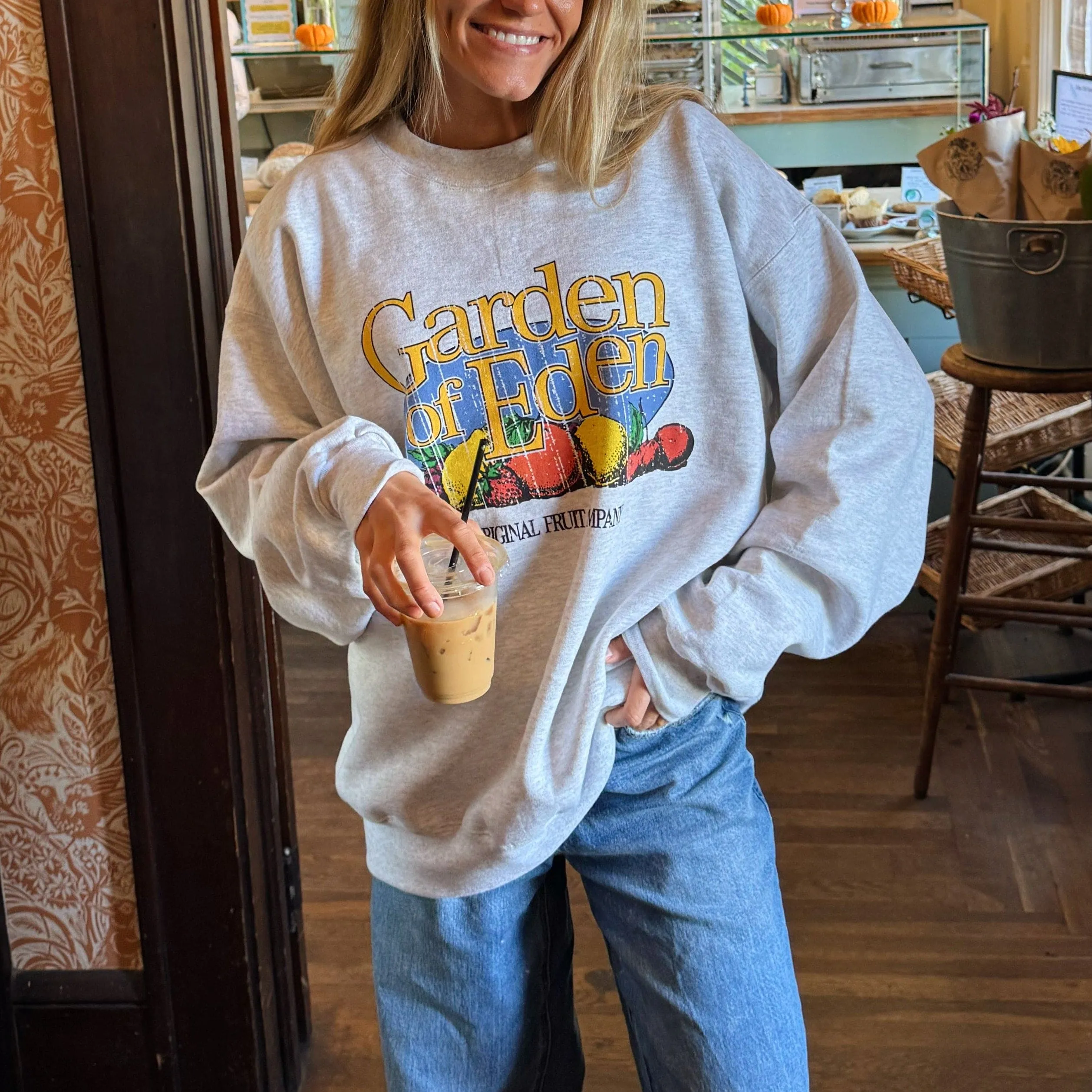 NEW! | "GARDEN OF EDEN" CREWNECK | ASH sold by He Would Love First product image thumbnail 3