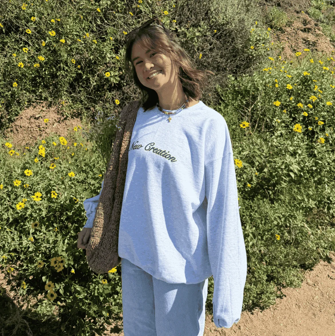 NEW! | "NEW CREATION | CREWNECK | ASH sold by He Would Love First product image thumbnail 4