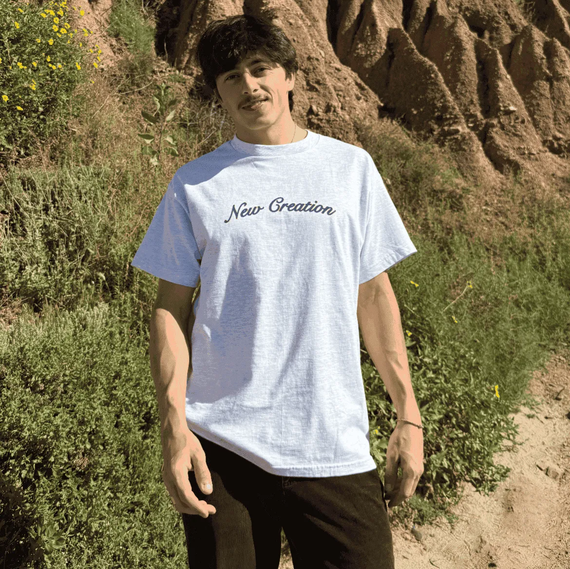 NEW! | "NEW CREATION TEE" | ASH sold by He Would Love First product image thumbnail 2