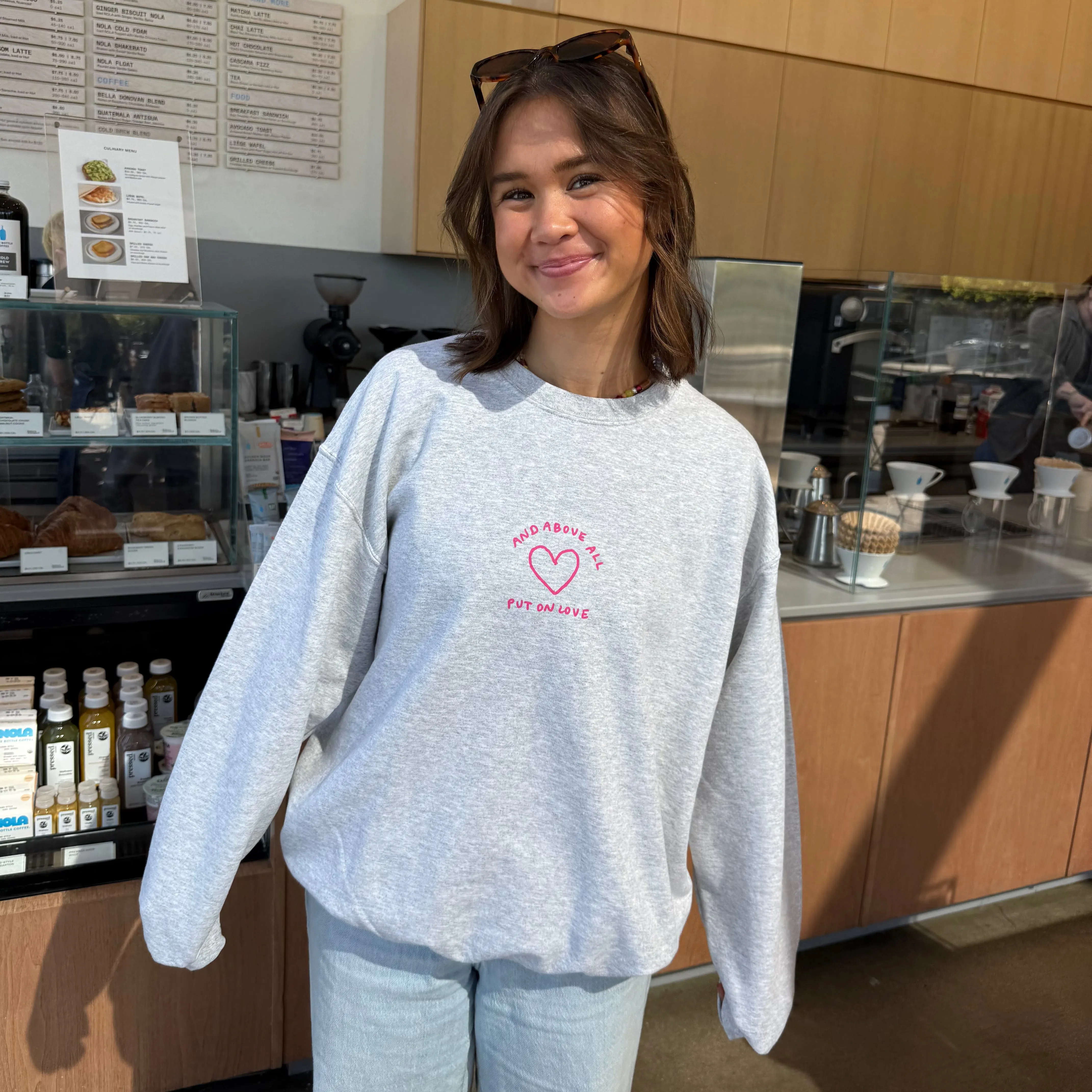 NEW! | "PUT ON LOVE" CREWNECK sold by He Would Love First