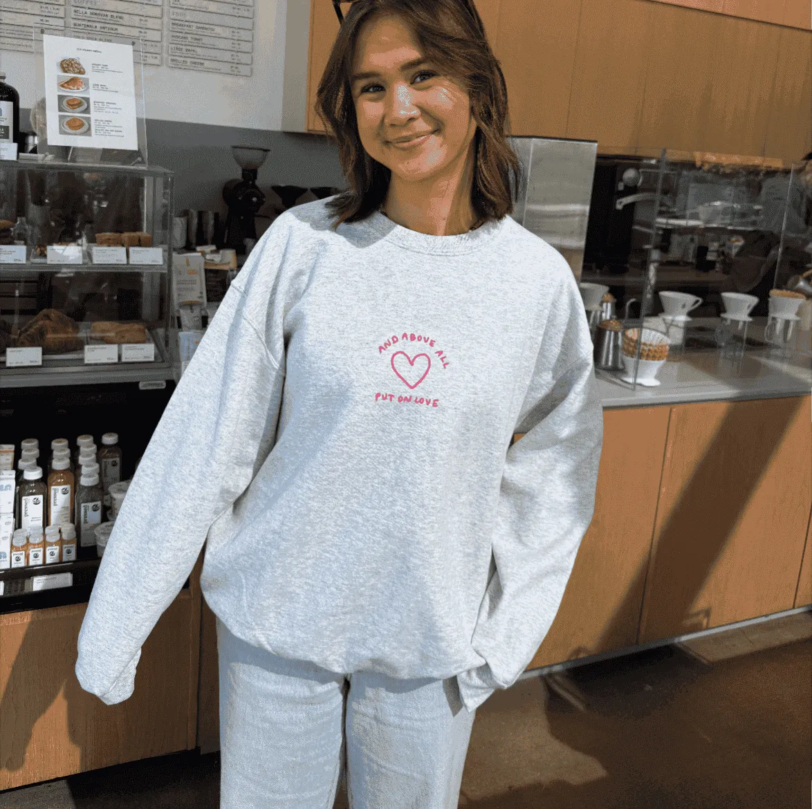 NEW! | "PUT ON LOVE" CREWNECK sold by He Would Love First product image thumbnail 3