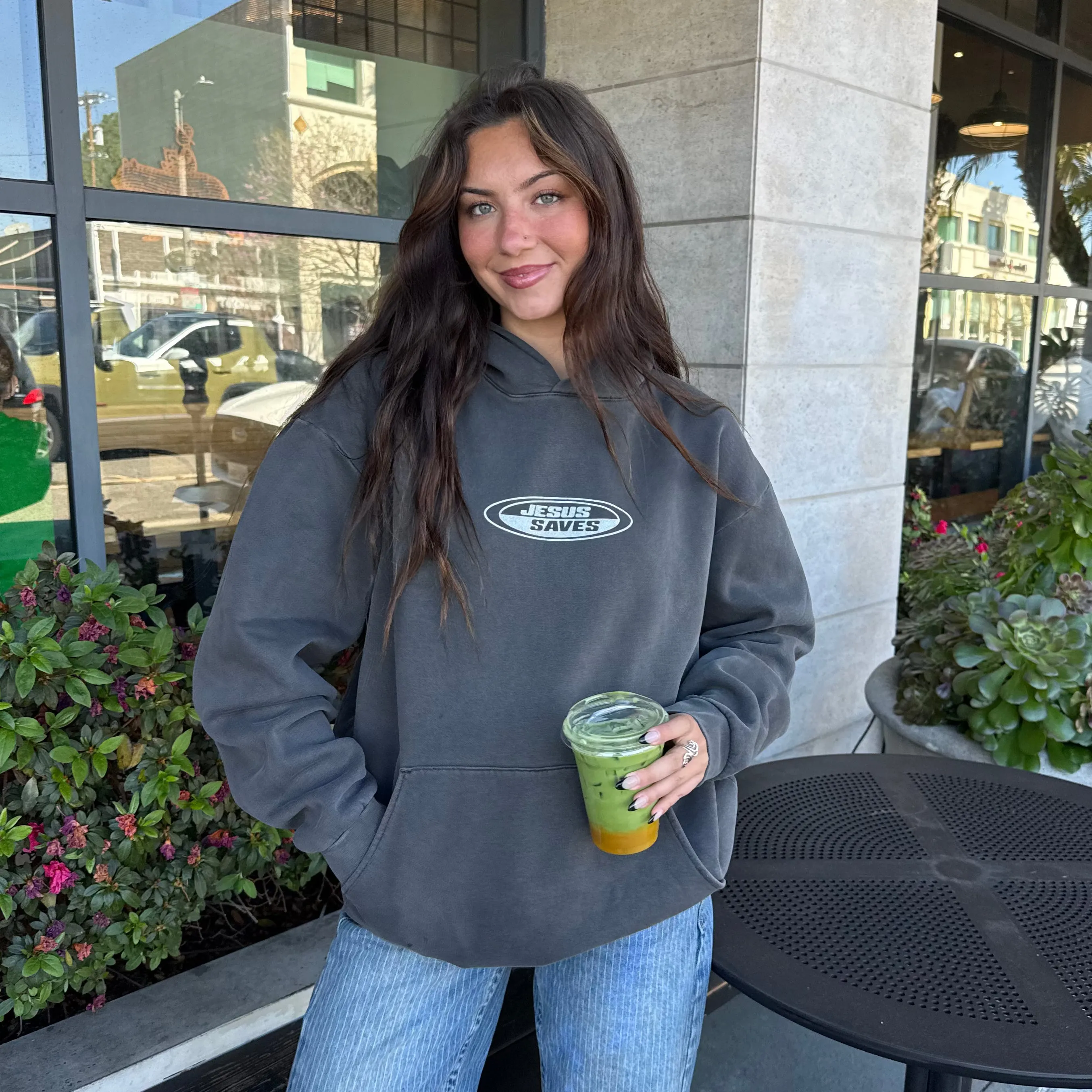 PREMIUM! | "JESUS SAVES" PREMIUM HEAVY WEIGHT HOODIE | PEPPER sold by He Would Love First