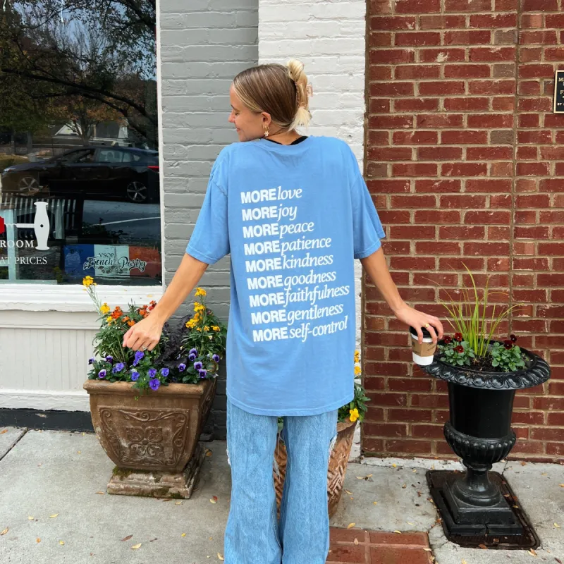 NEW! | "MADE FOR MORE" COMFORT COLOR TEE | BLUE sold by He Would Love First
