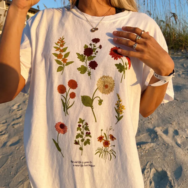 RESTOCK! | "NEW LIFE" PREMIUM COMFORT COLOR TEE | WHITE sold by He Would Love First