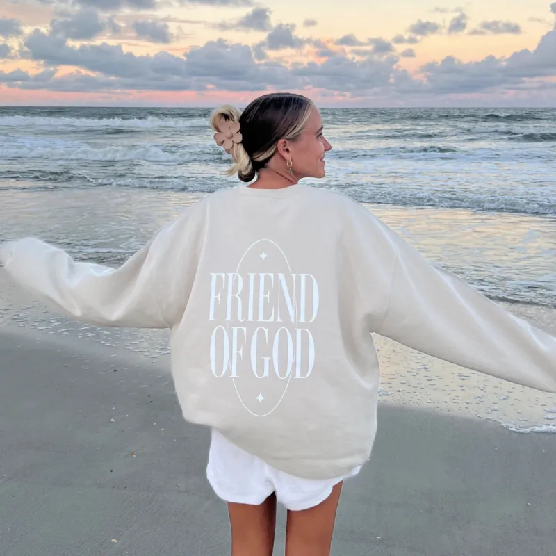 NEW | "FRIEND OF GOD" CREWNECK | SAND sold by He Would Love First