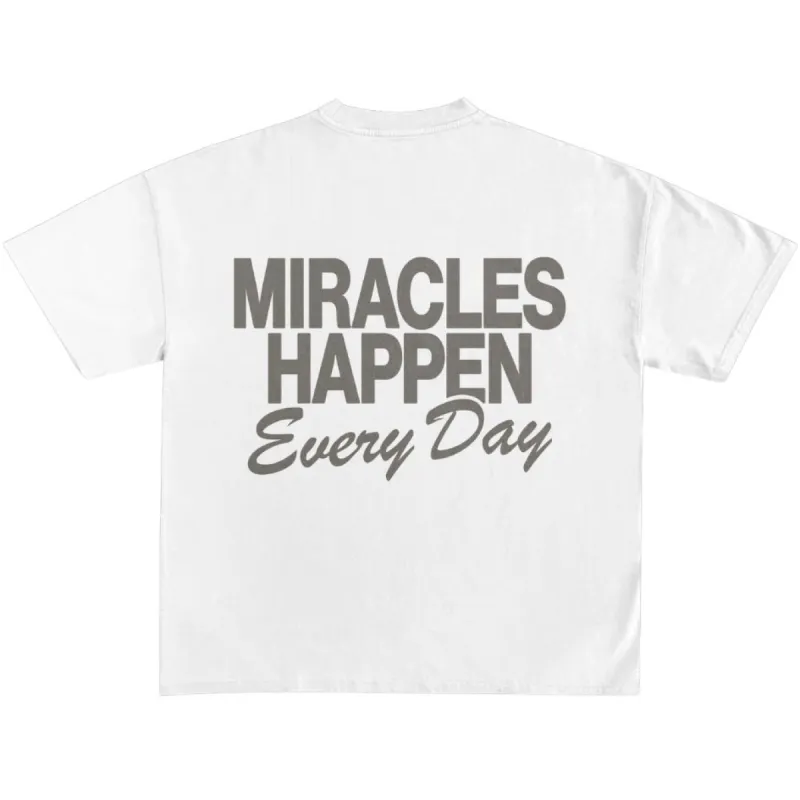 NEW! "MIRACLES" PREMIUM COMFORT COLORS TEE sold by He Would Love First