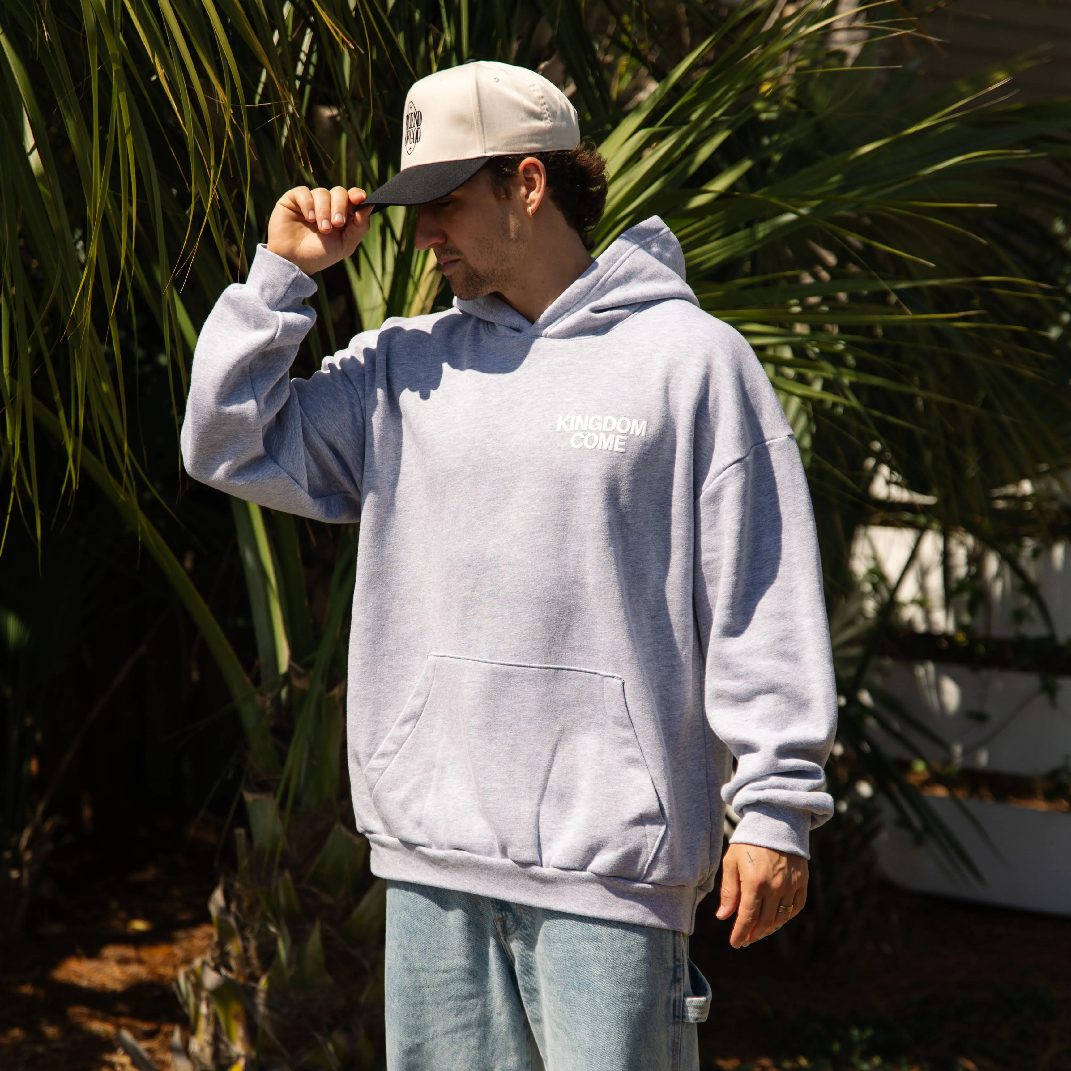 "KINGDOM COME" PUFF PRINT HOODIE sold by He Would Love First product image thumbnail 4