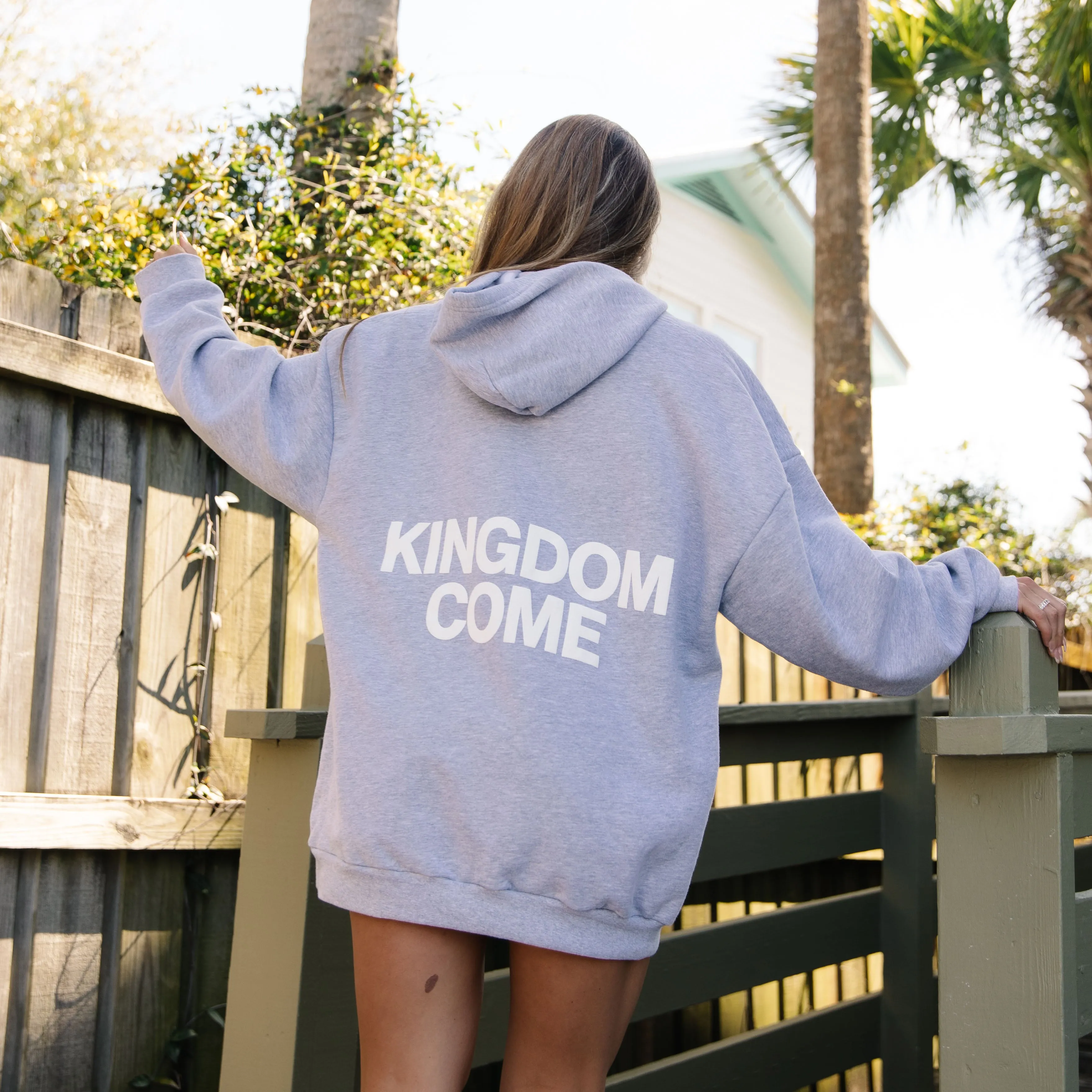 "KINGDOM COME" PUFF PRINT HOODIE sold by He Would Love First product image thumbnail 5