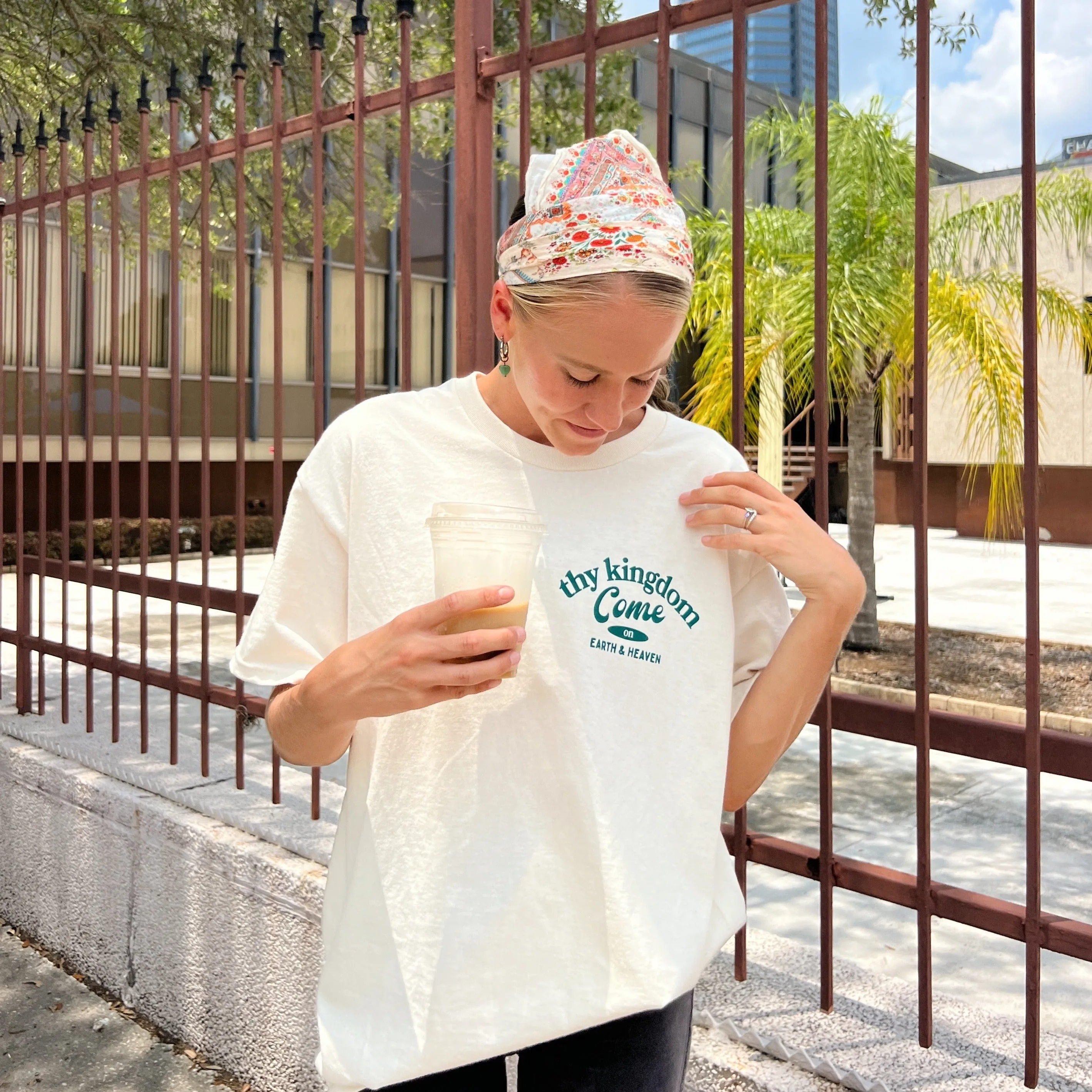 NEW! | "KINGDOM COME" TEE | NATURAL sold by He Would Love First product image thumbnail 2