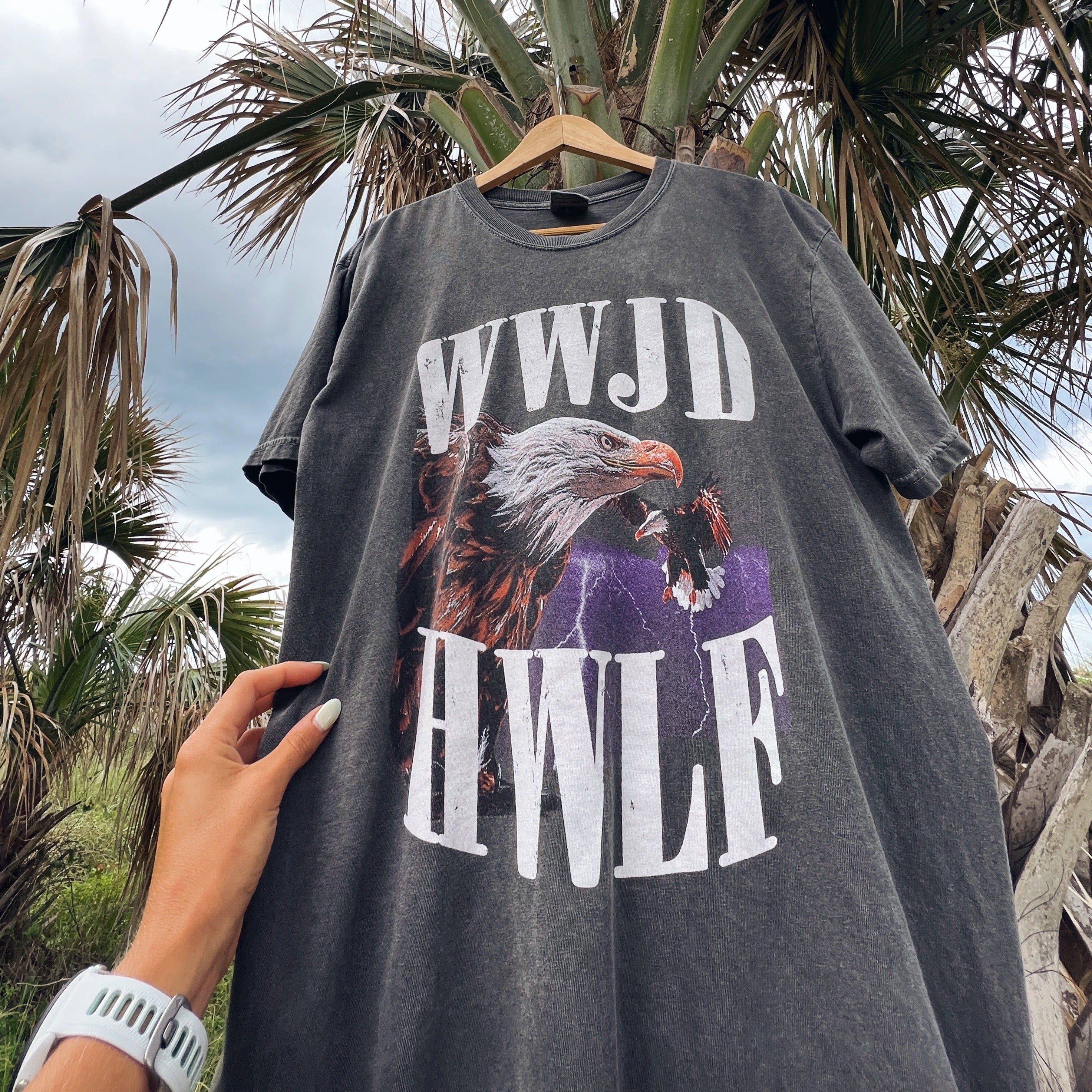 NEW! | "VINTAGE EAGLE" PREMIUM COMFORT COLOR TEE | PEPPER sold by He Would Love First product image thumbnail 2