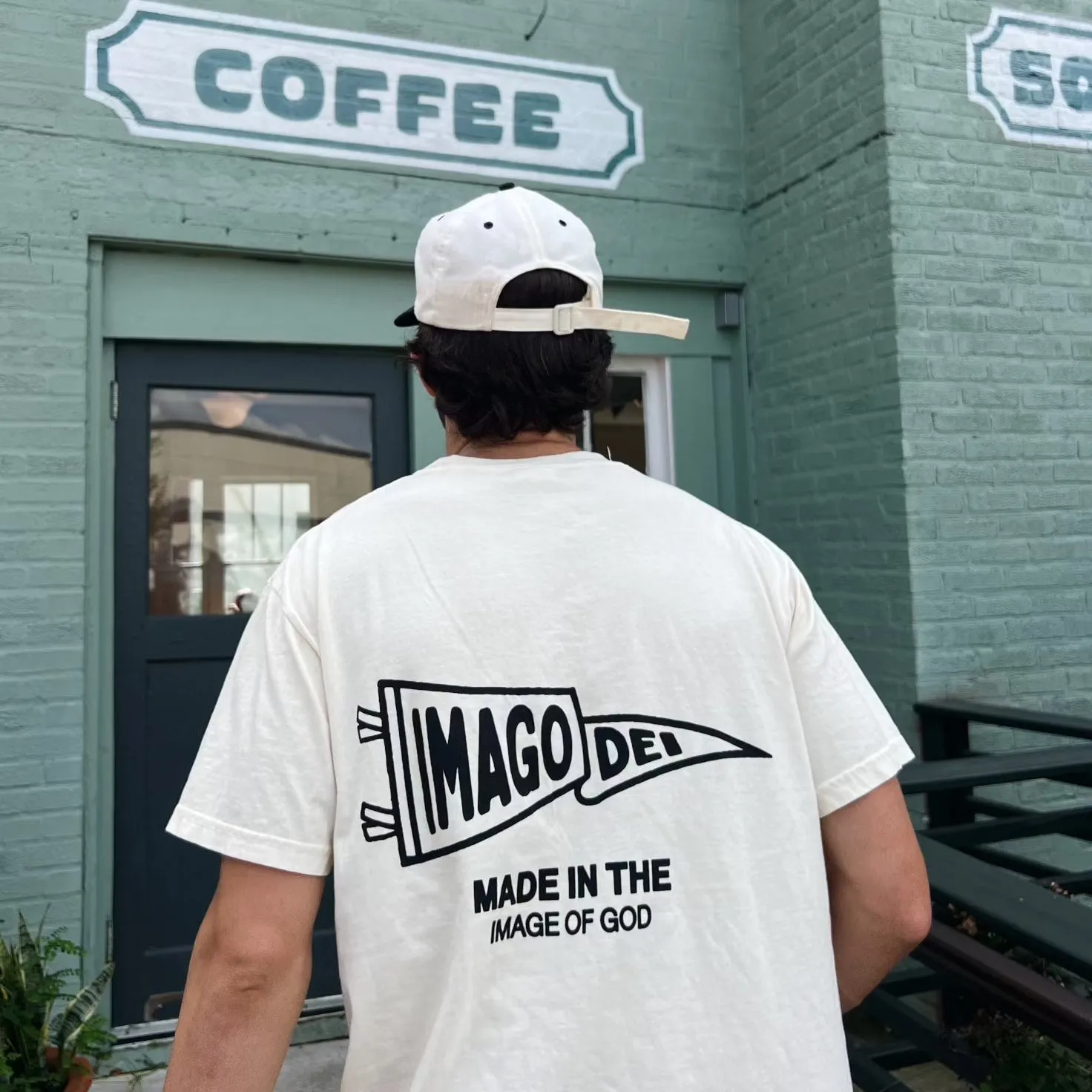 NEW! | "IMAGO DEI" PREMIUM COMFORT COLOR TEE | IVORY sold by He Would Love First product image thumbnail 3