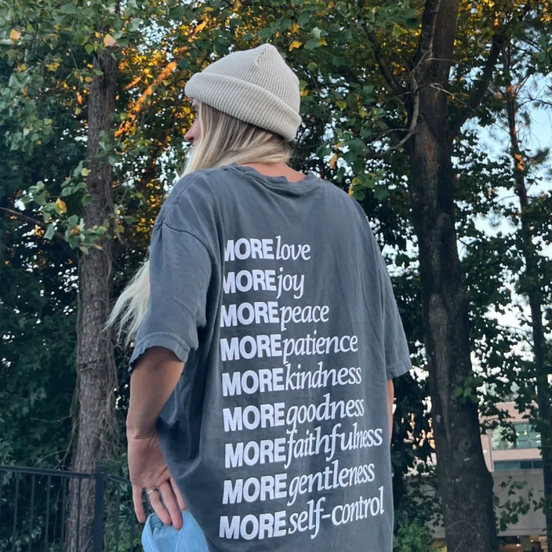 "MADE FOR MORE" PREMIUM COMFORT COLOR TEE | PEPPER sold by He Would Love First