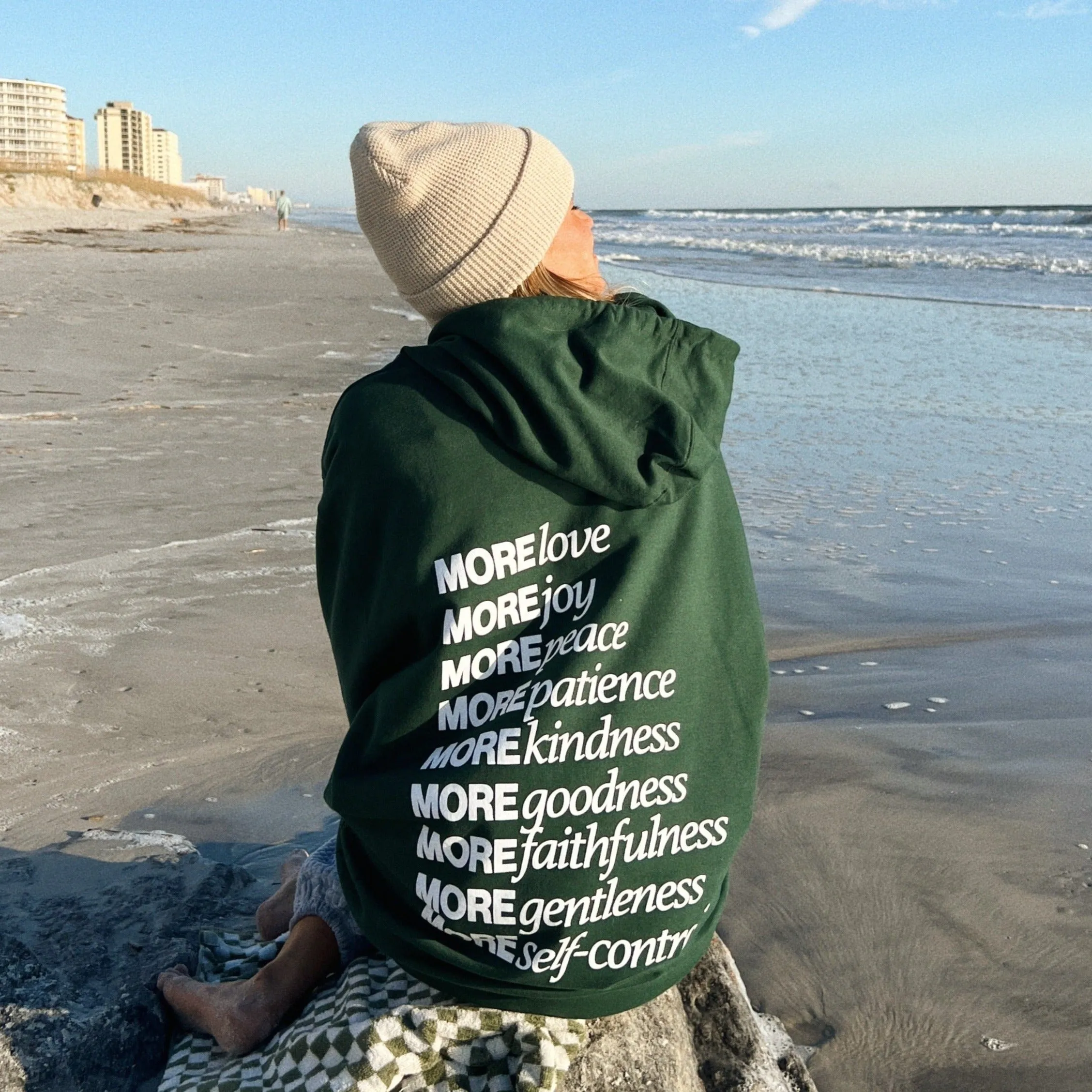 NEW! | "MADE FOR MORE" HOODIE | FOREST GREEN sold by He Would Love First