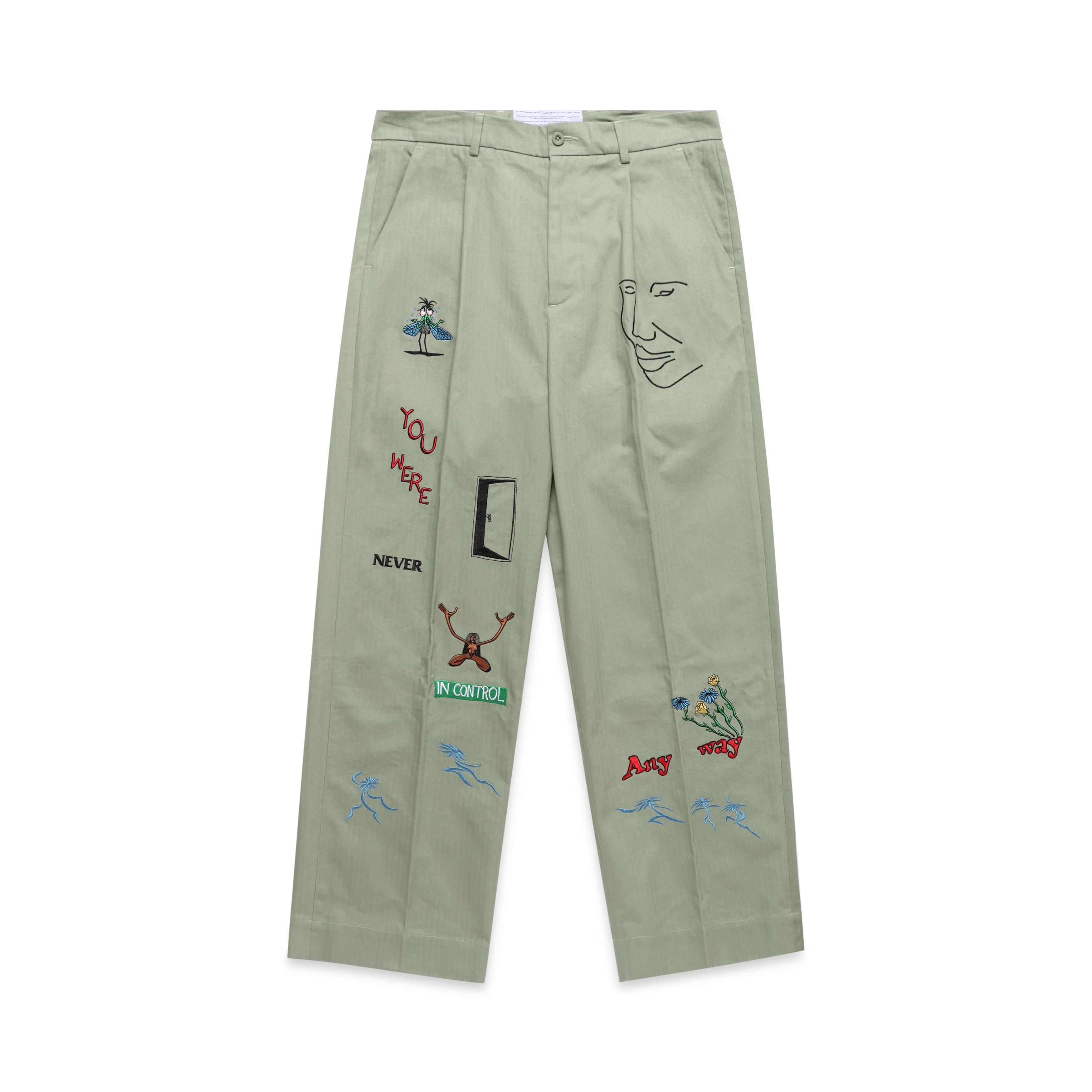 Let Go Herringbone Pants sold by Junglesjungles
