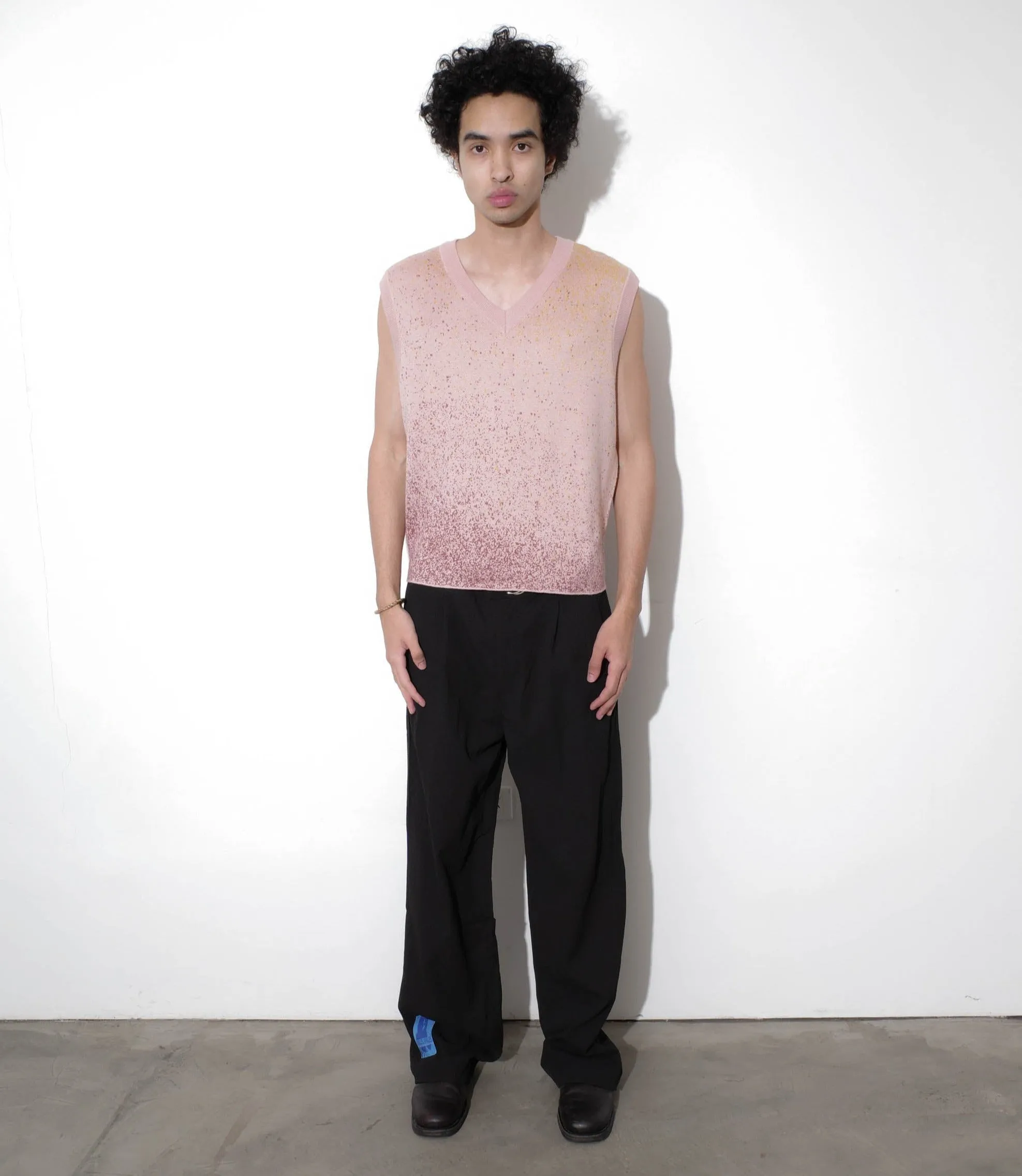Knitted Gradient Vest sold by Junglesjungles product image thumbnail 4