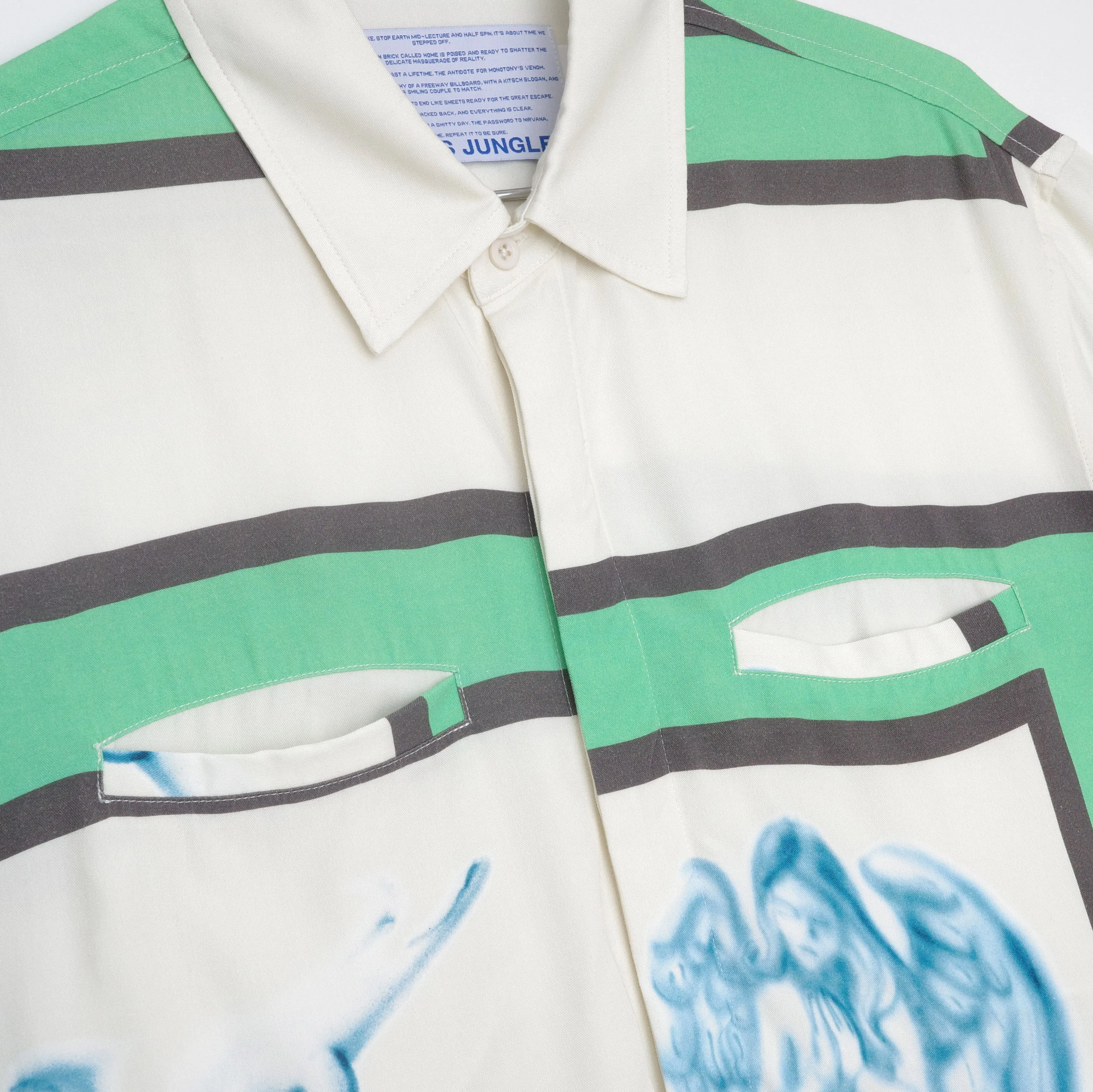 Angels Button Up Shirt sold by Junglesjungles product image thumbnail 5