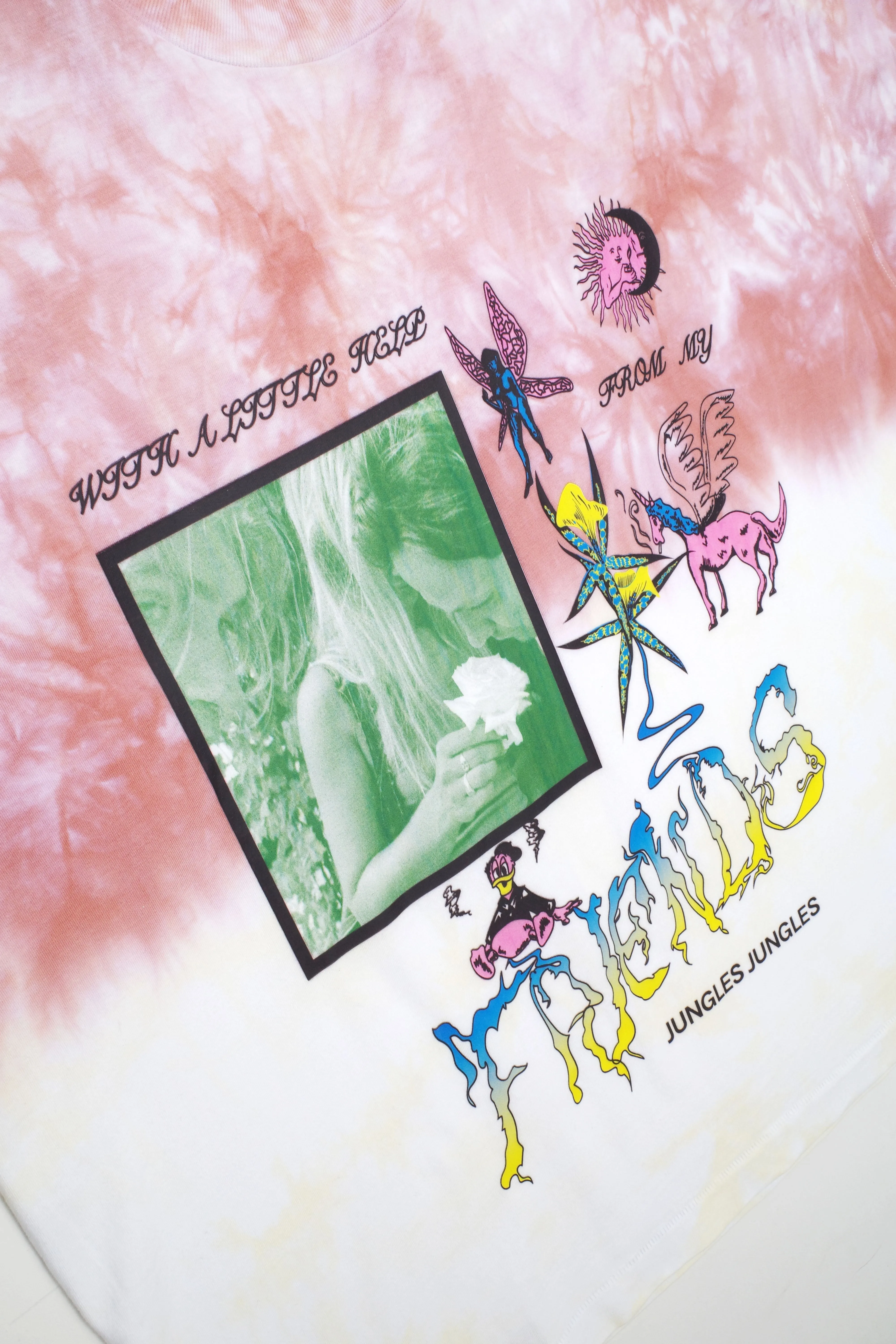 Help From My Friends Tie Dye Tee sold by Junglesjungles product image thumbnail 3