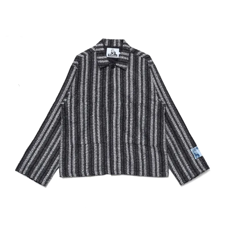 Bouclé Wool stripe Jacket sold by Junglesjungles