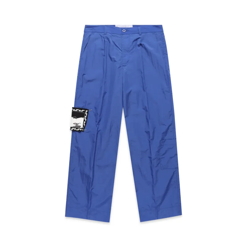 Outlook Pleated Pants Cobalt Blue made by Junglesjungles