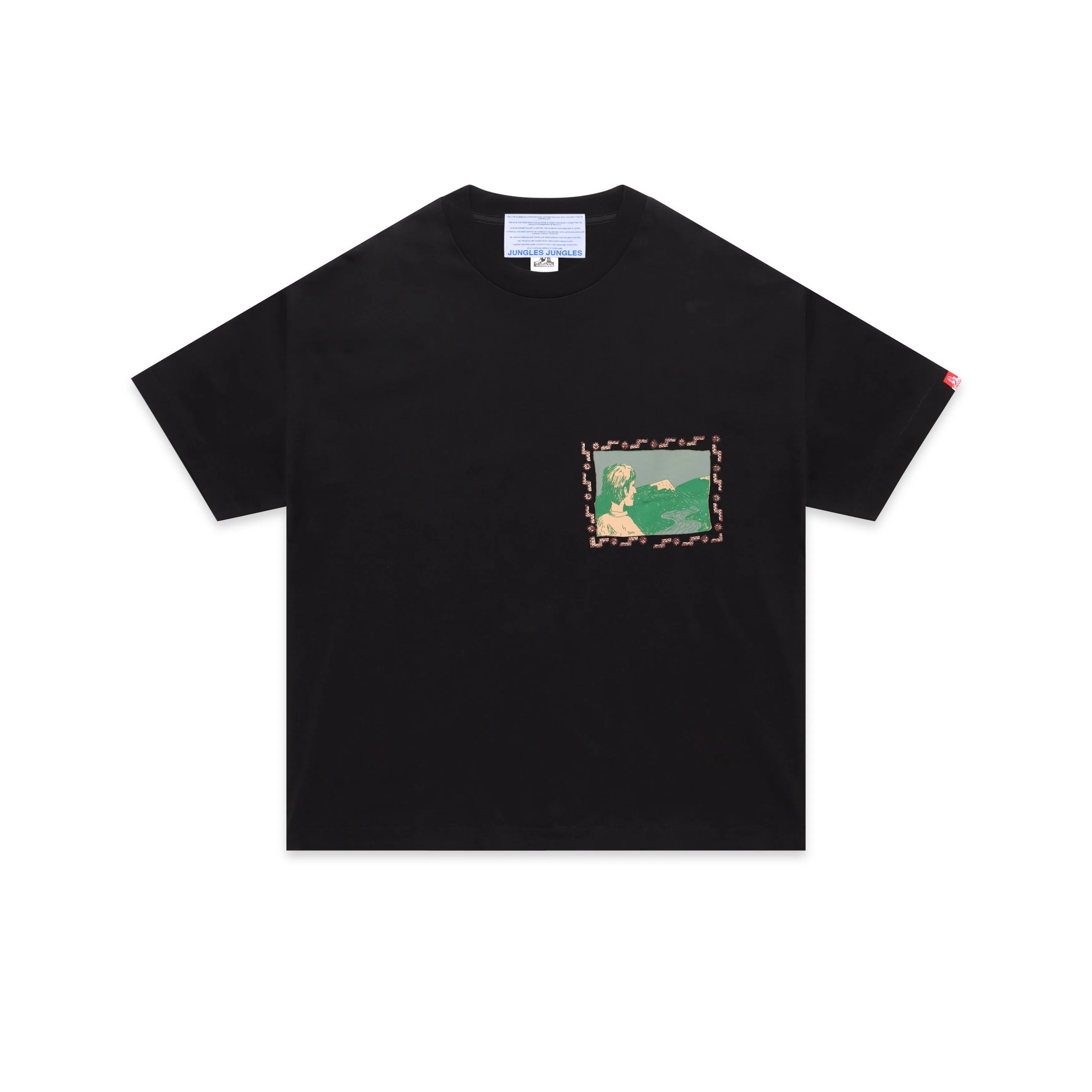 Tranquilo Tee Black sold by Junglesjungles product image thumbnail 2