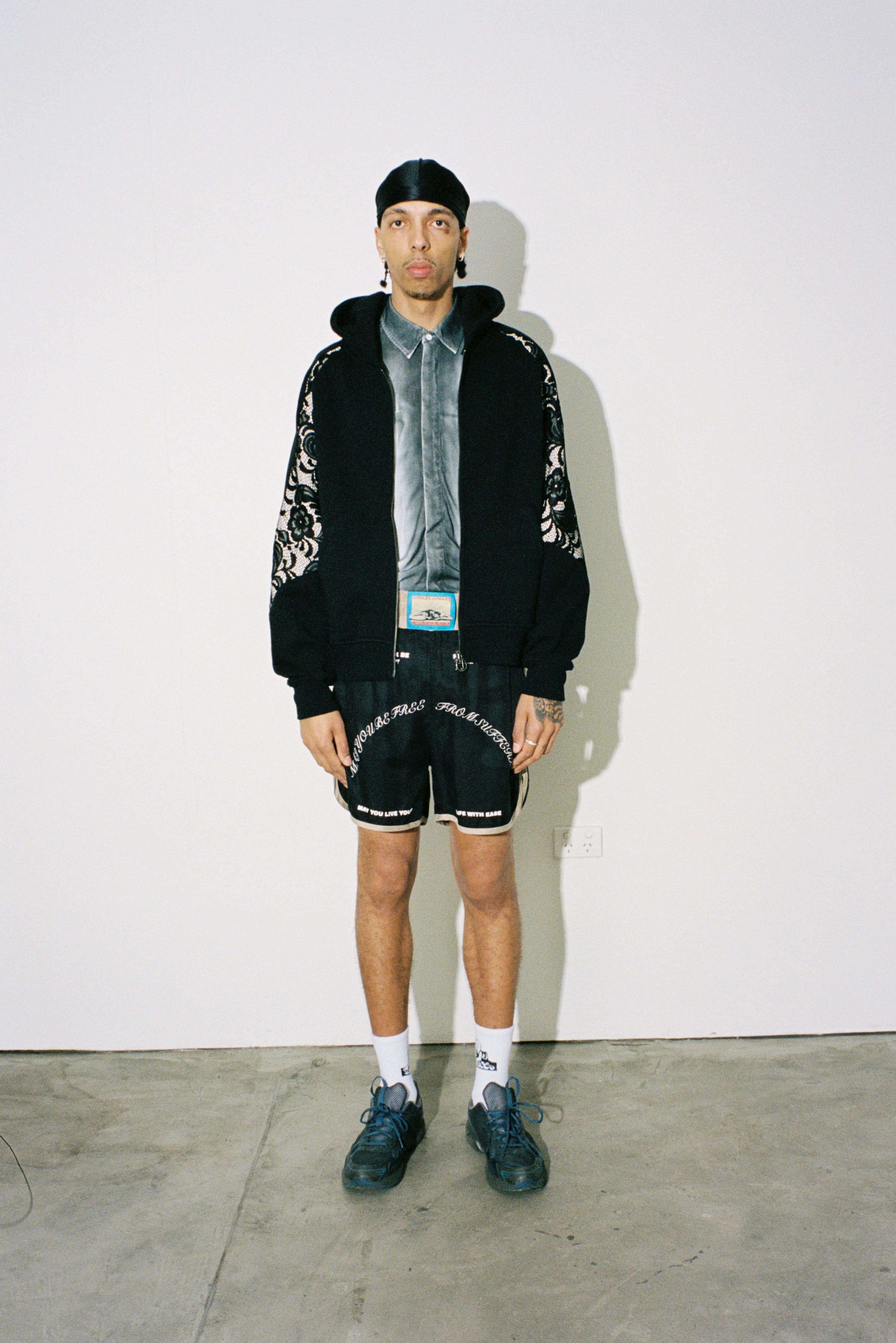 Lace Panel Hoodie sold by Junglesjungles product image thumbnail 4