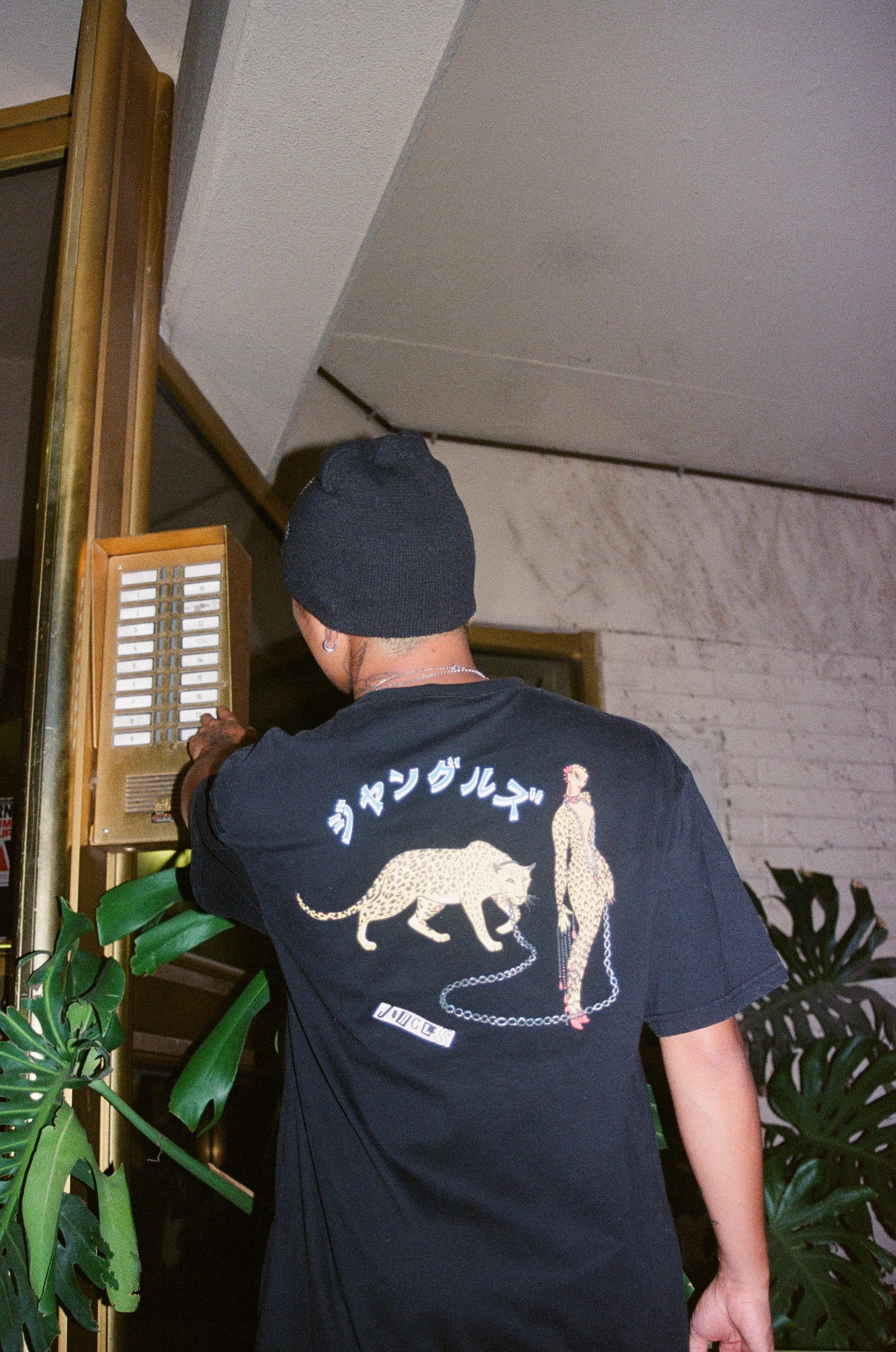 Leopard ss tee black sold by Junglesjungles product image thumbnail 3