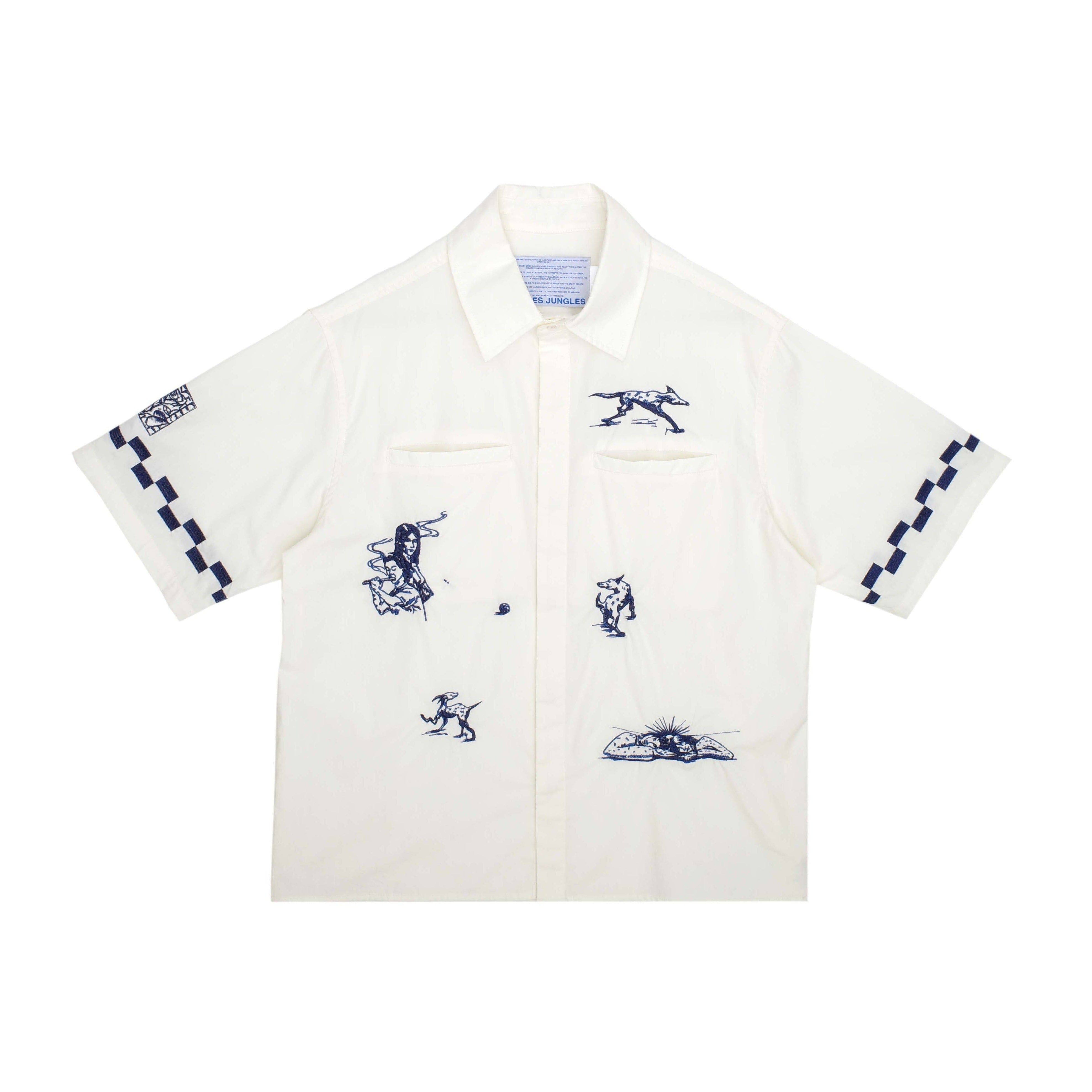 USD Live Your Life With Ease Button Up Shirt sold by Junglesjungles
