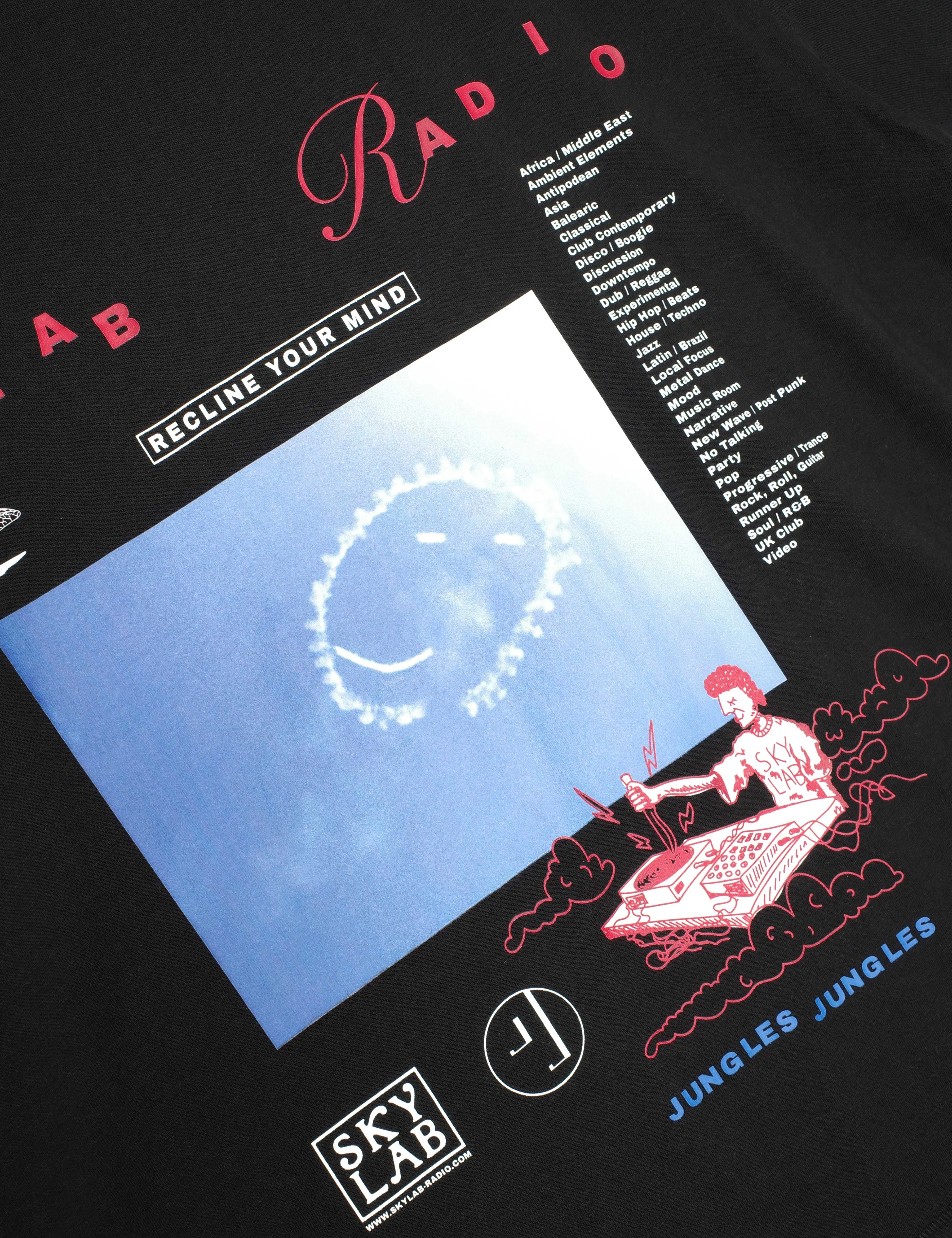 Skylab Radio Smile Tee sold by Junglesjungles product image thumbnail 3