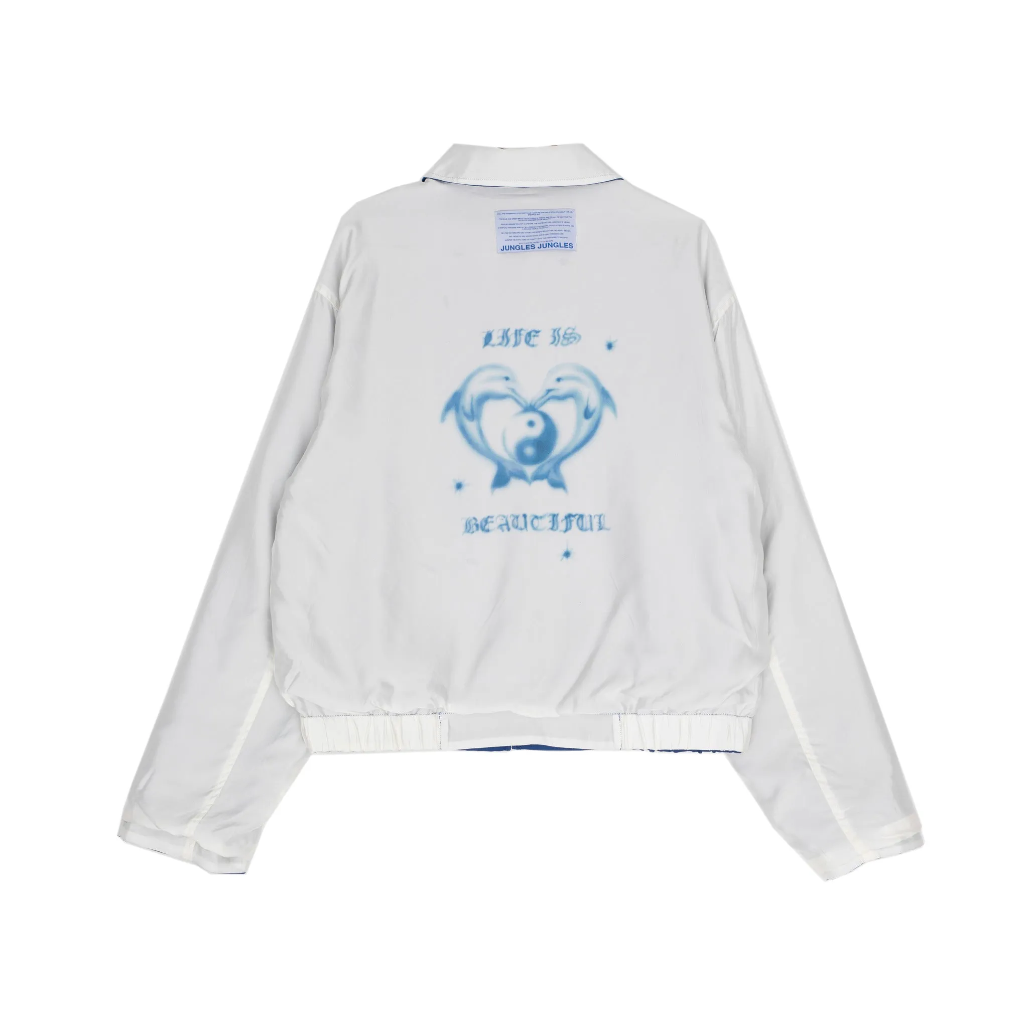 Life is Beautiful Reversible Jacket sold by Junglesjungles product image thumbnail 3