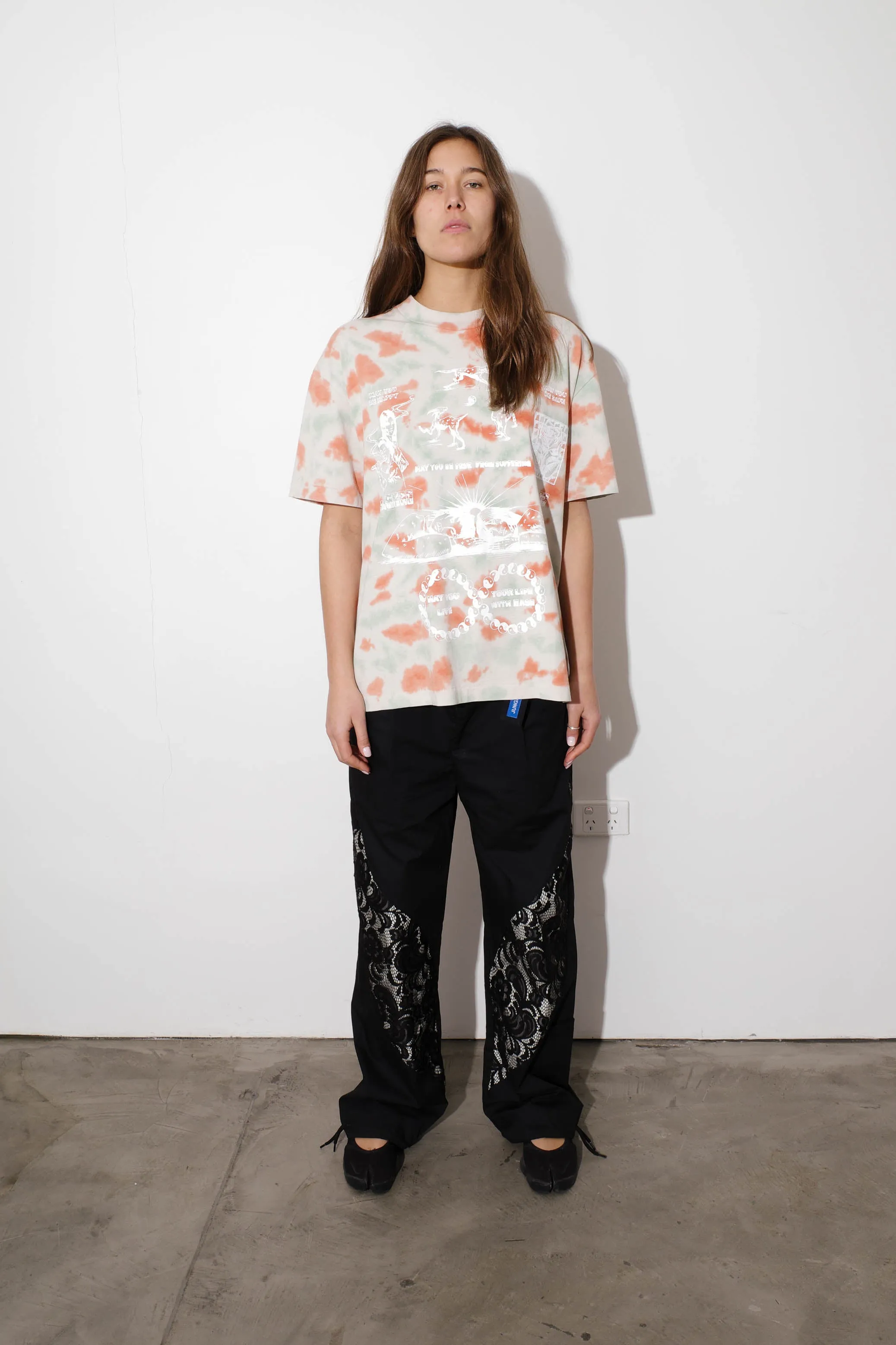 Live Your Life With Ease Tie Dye Tee sold by Junglesjungles product image thumbnail 2