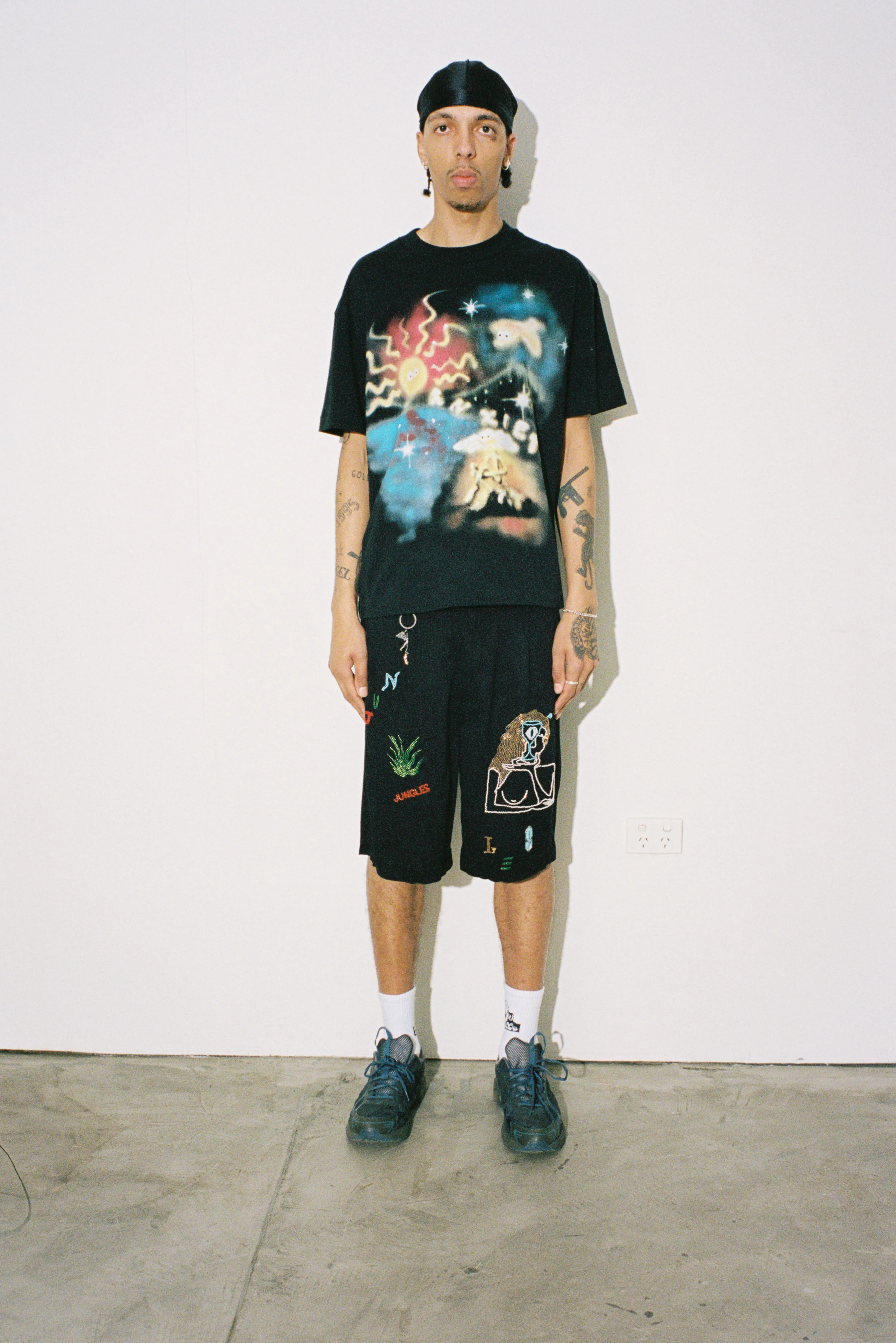 Anxiety Airbrush Tee sold by Junglesjungles product image thumbnail 2