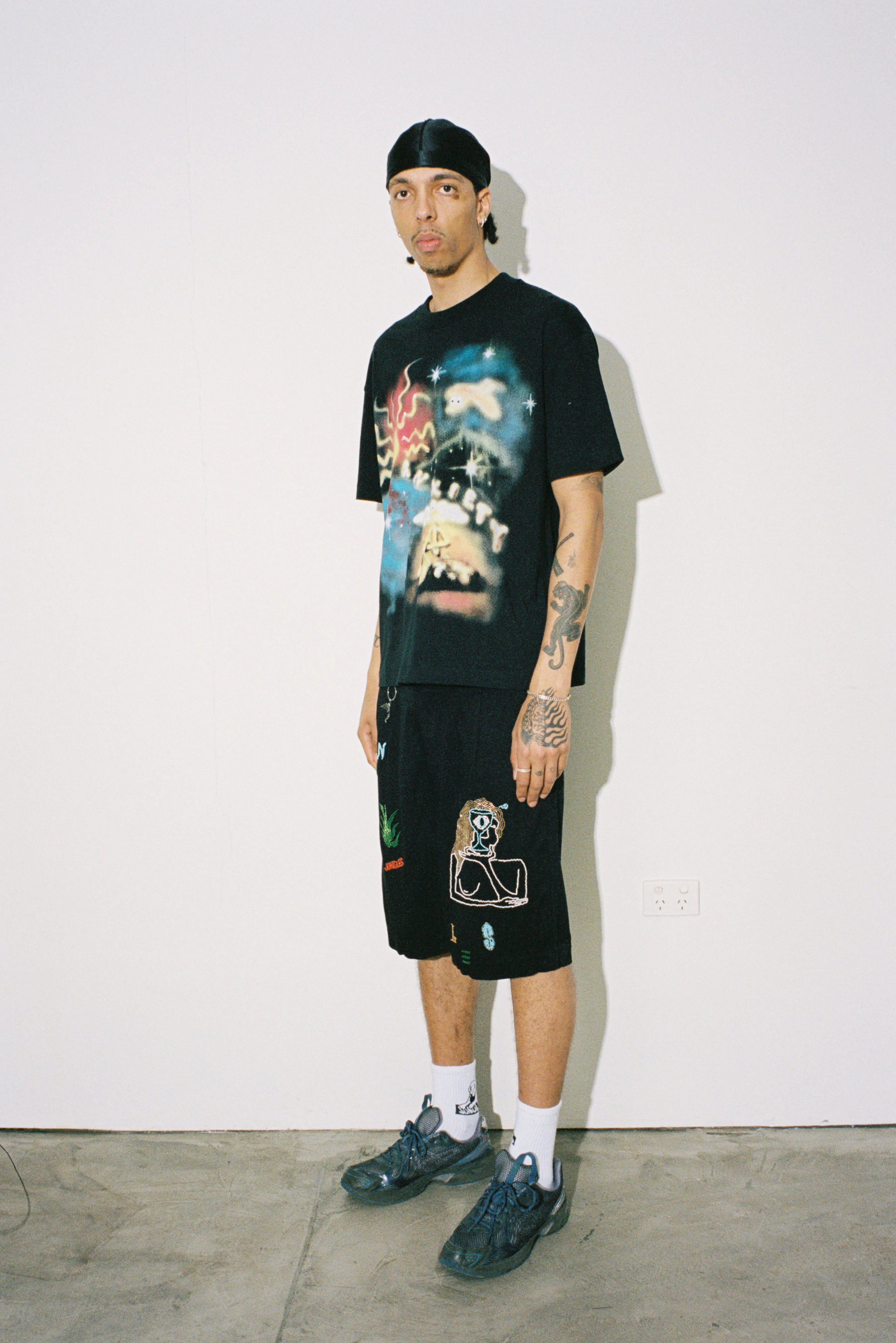 Anxiety Airbrush Tee sold by Junglesjungles product image thumbnail 4