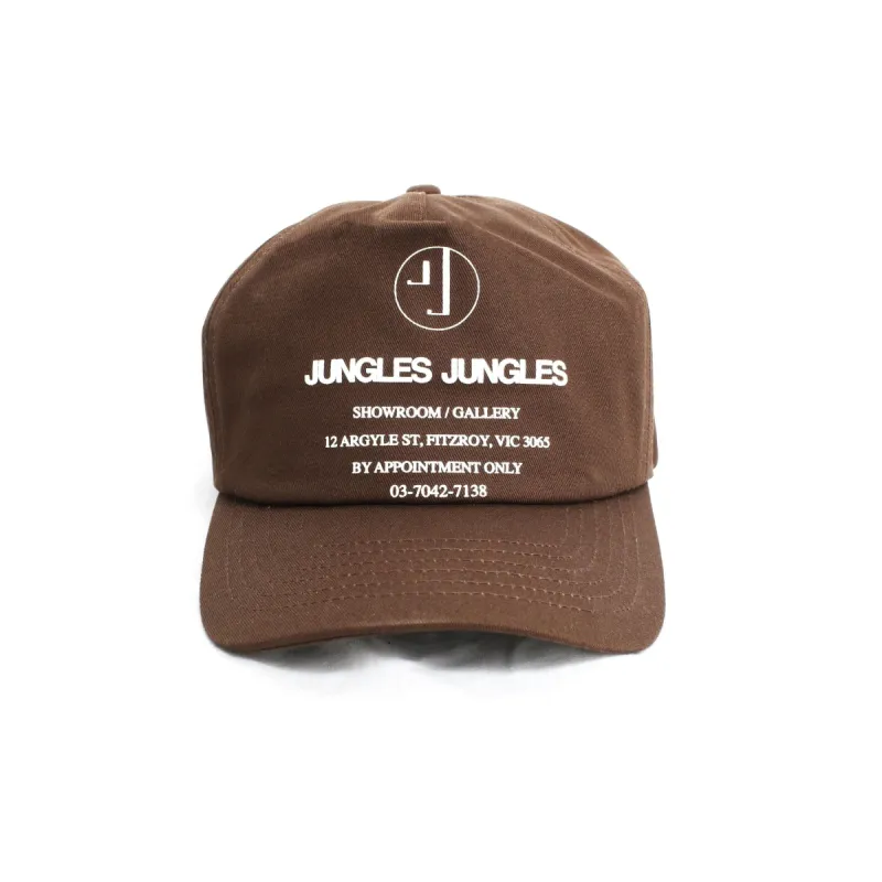 Appointment Only Trucker Cap Brown made by Junglesjungles