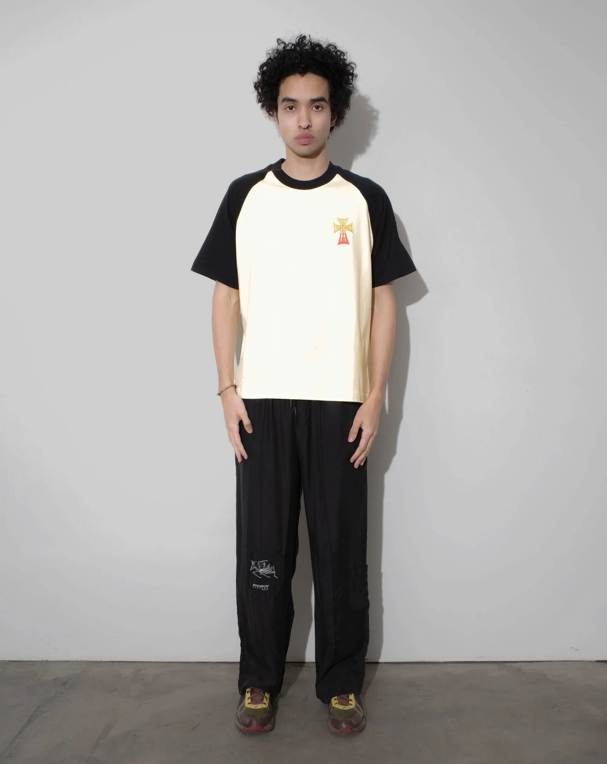 Hardcore Meditation Raglan Tee sold by Junglesjungles product image thumbnail 3