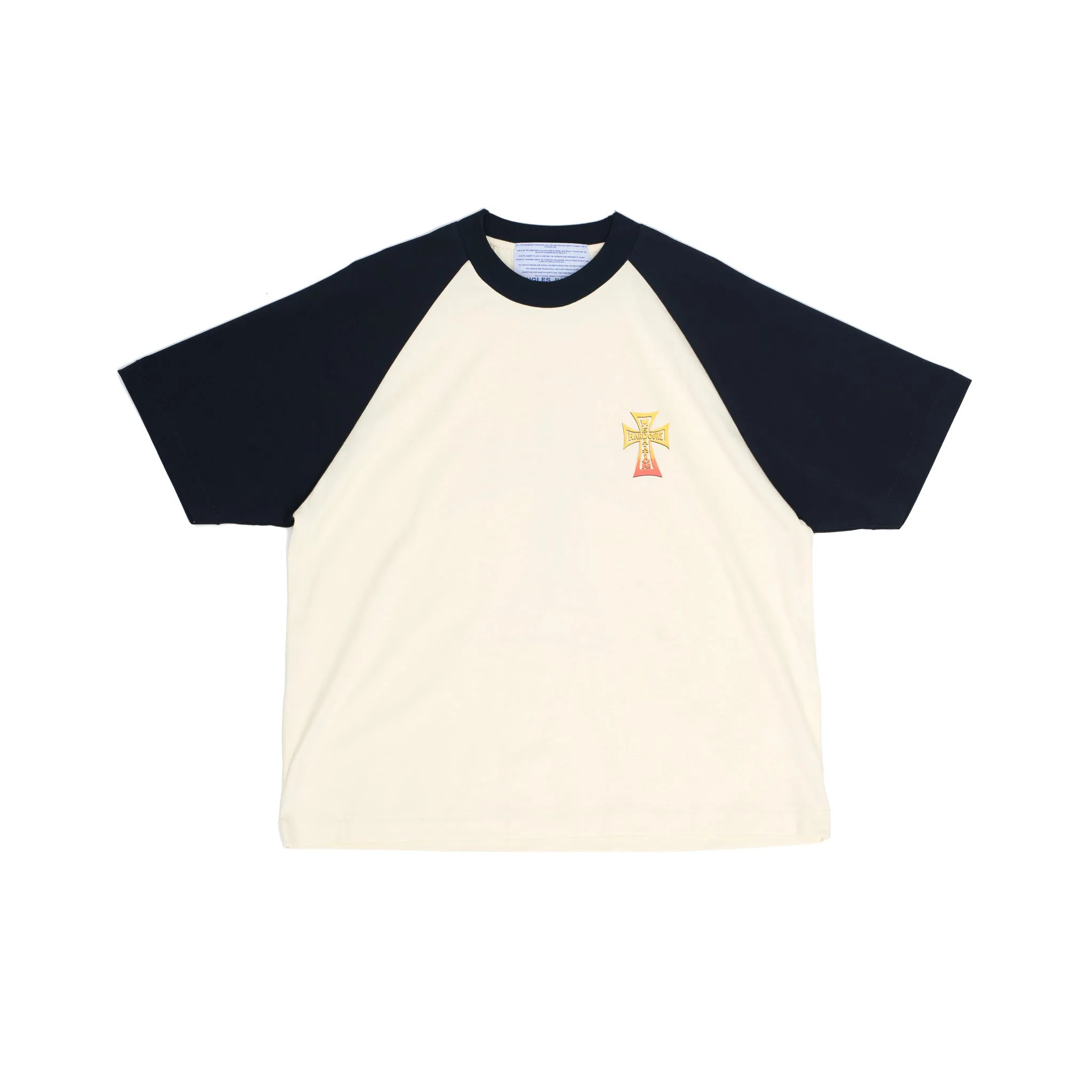 Hardcore Meditation Raglan Tee sold by Junglesjungles product image thumbnail 5