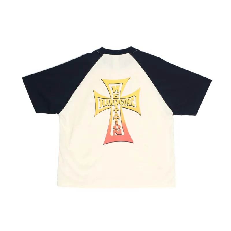 Hardcore Meditation Raglan Tee made by Junglesjungles