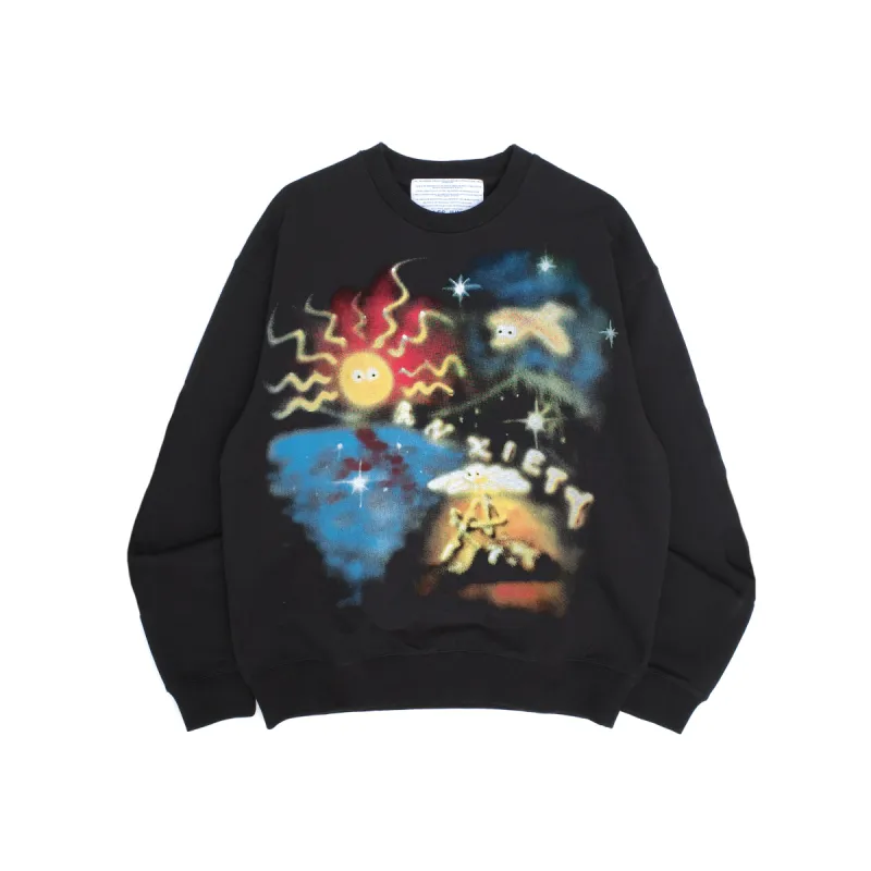 Anxiety Airbrush Crewneck made by Junglesjungles